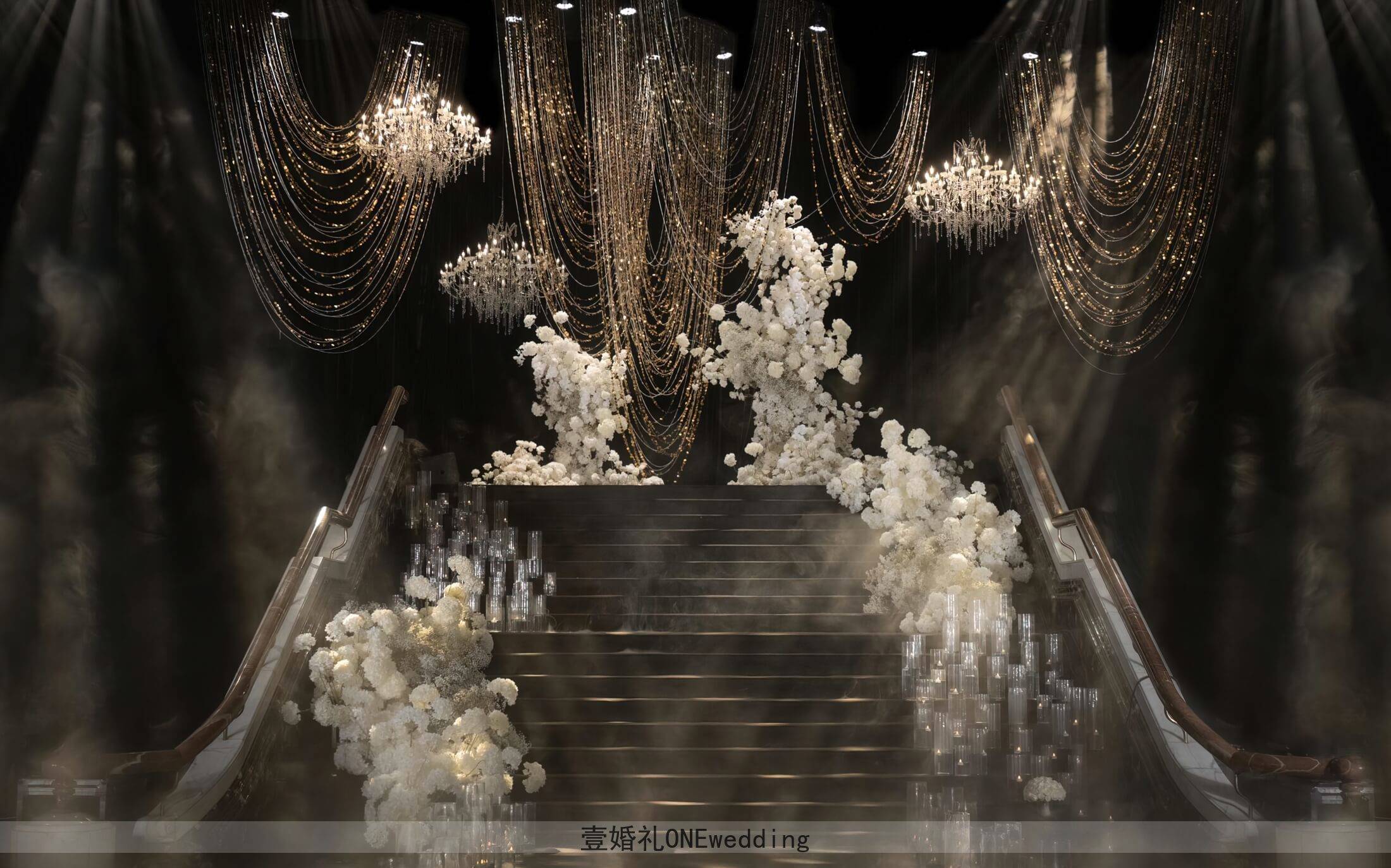 韓風婚禮邂逅金色亮片璀璨之美