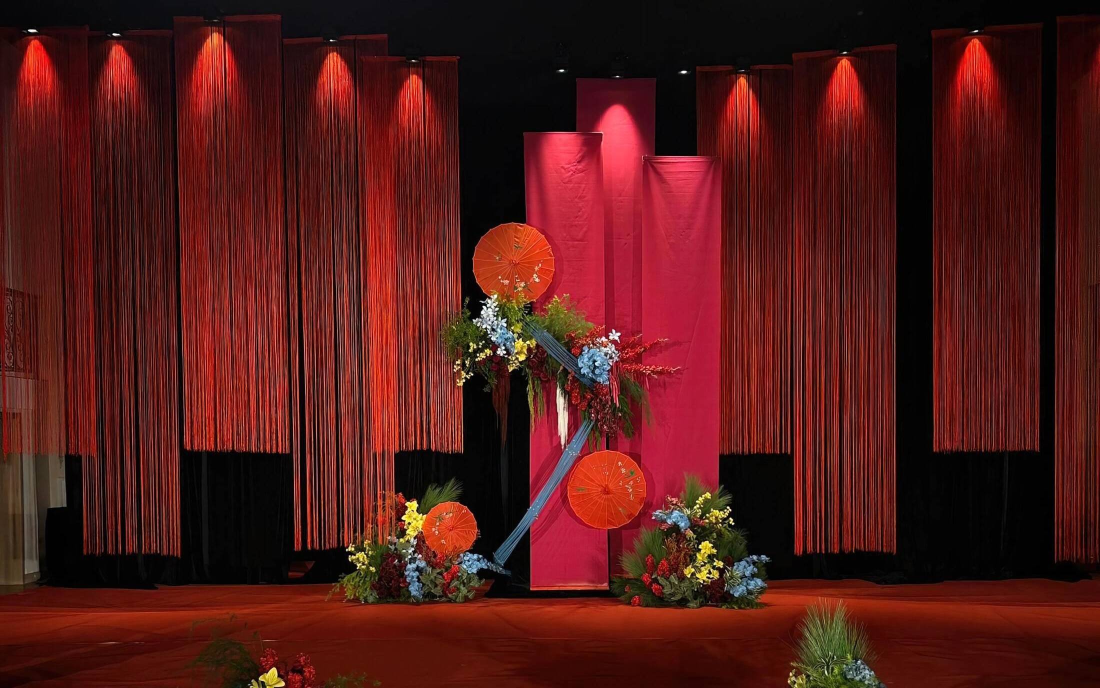 【钜惠套系】红色线帘新中式婚礼