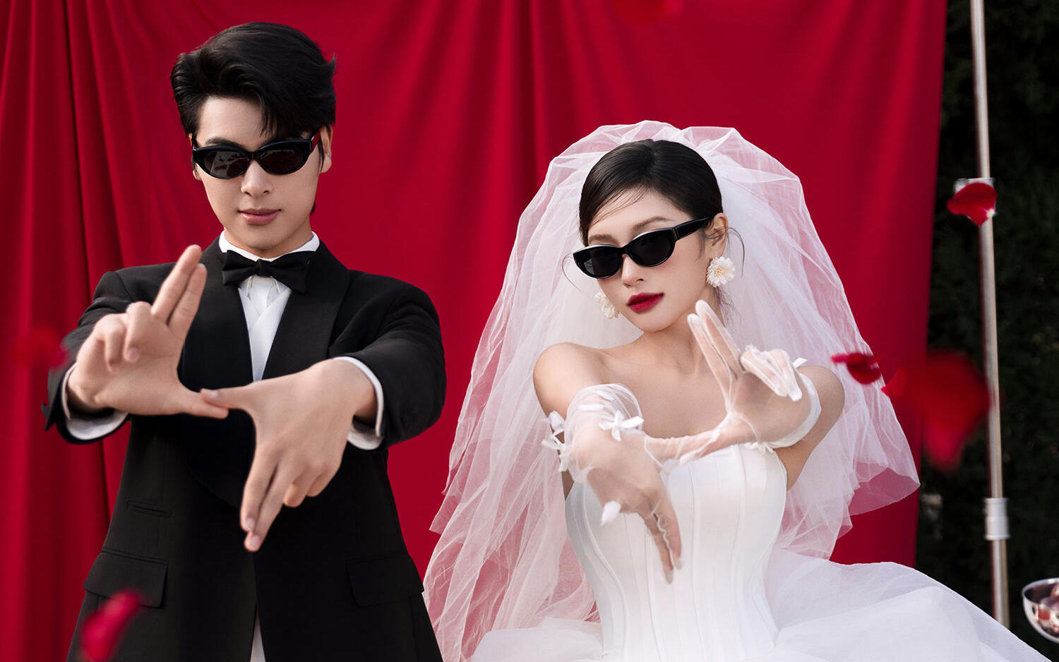 媽媽都說好喜慶??又甜又酷莊園喜嫁婚紗照