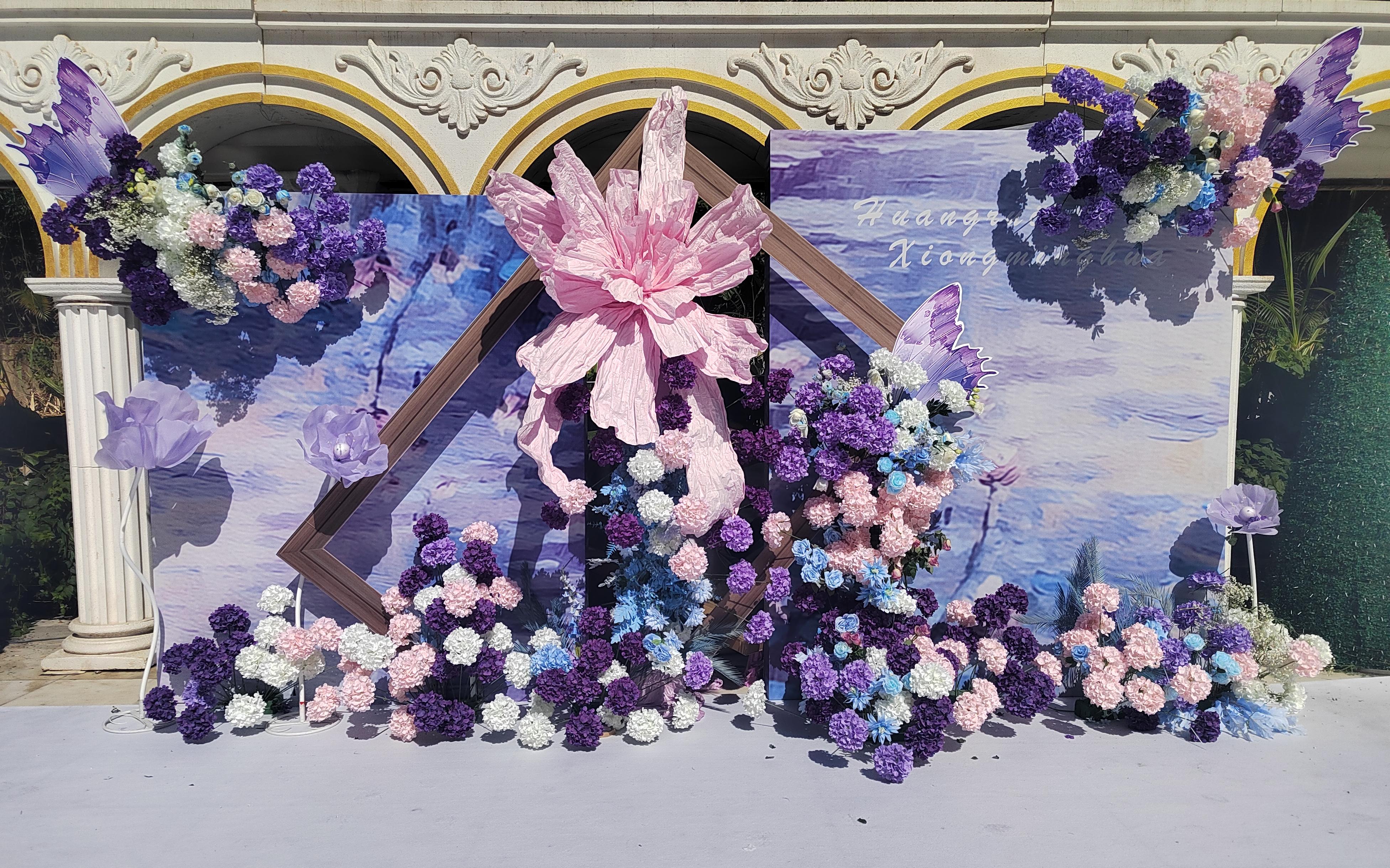 龍崗南粵春戶外小預(yù)算鮮花布置婚禮策劃