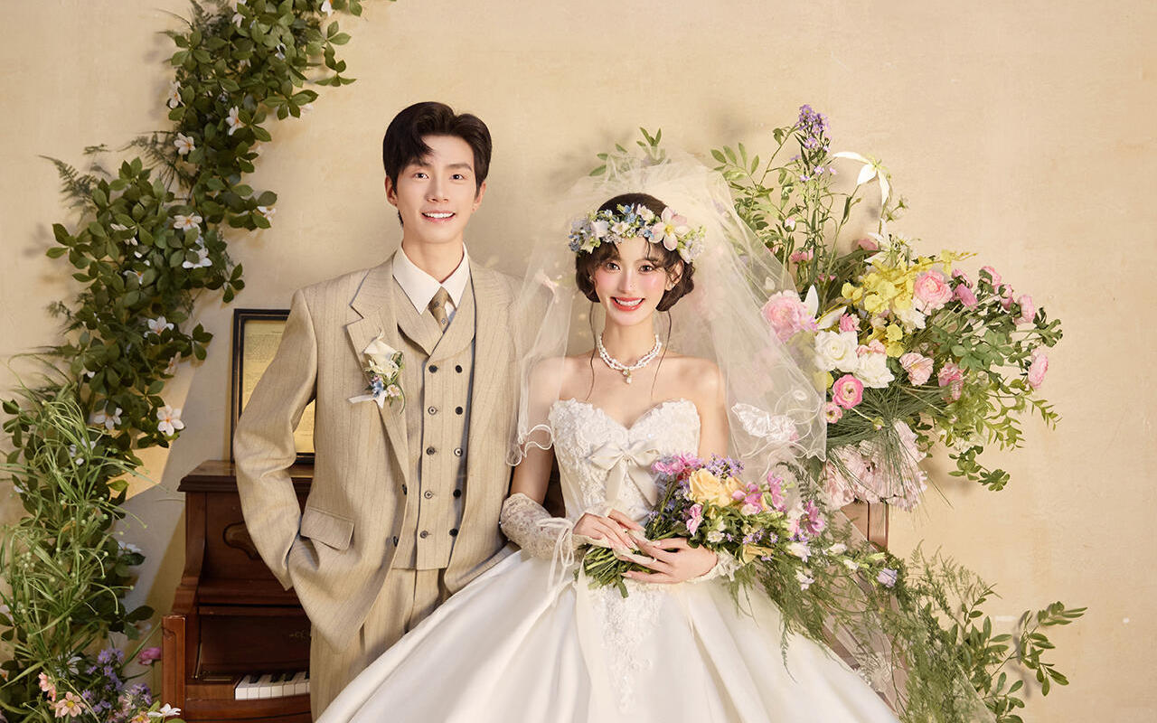 【古摄影婚纱】花房婚纱照