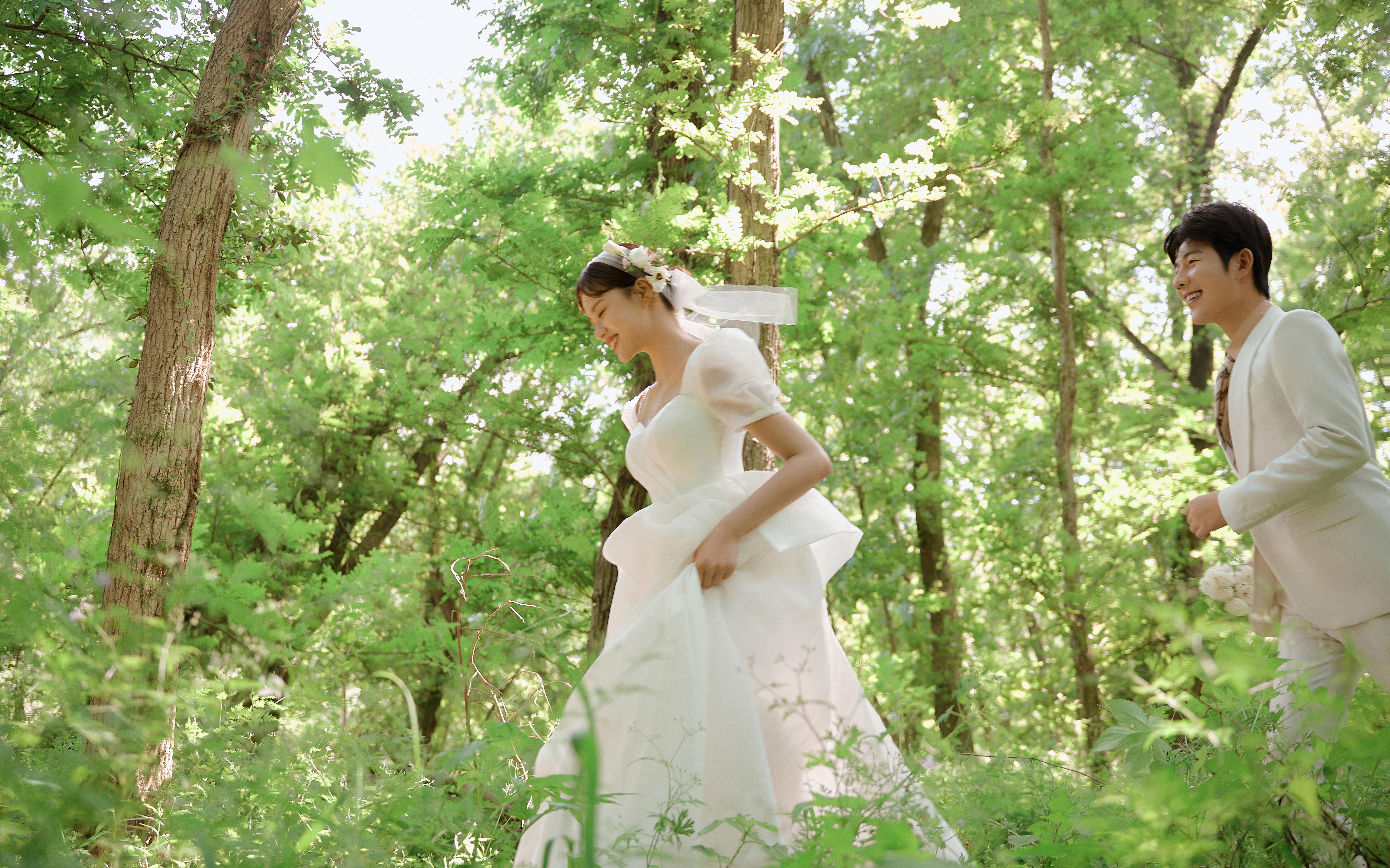 【梵希視覺】氧氣感森系婚紗照！干凈又心動