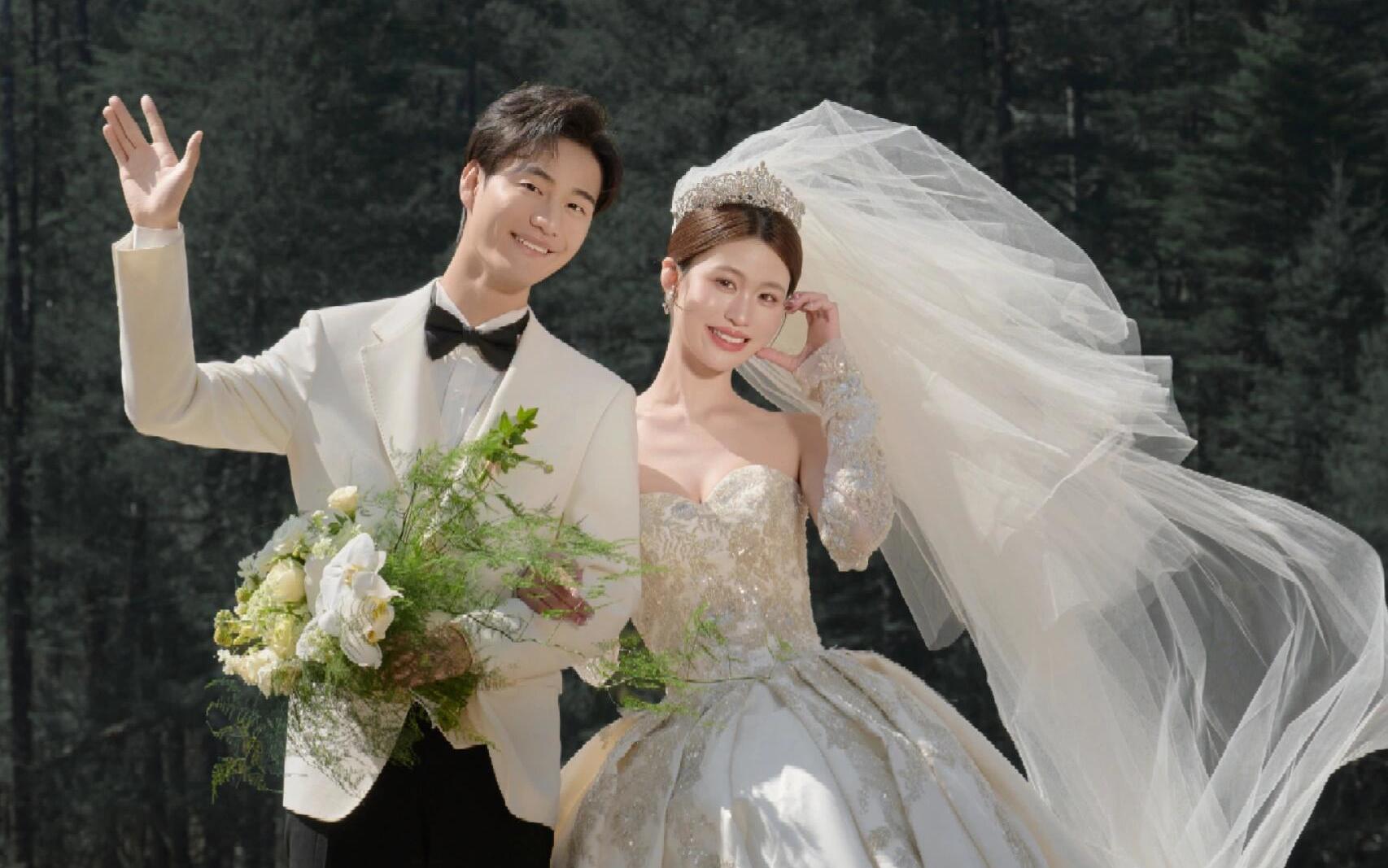 高级感封神❣小几k云杉坪婚纱照下车啦