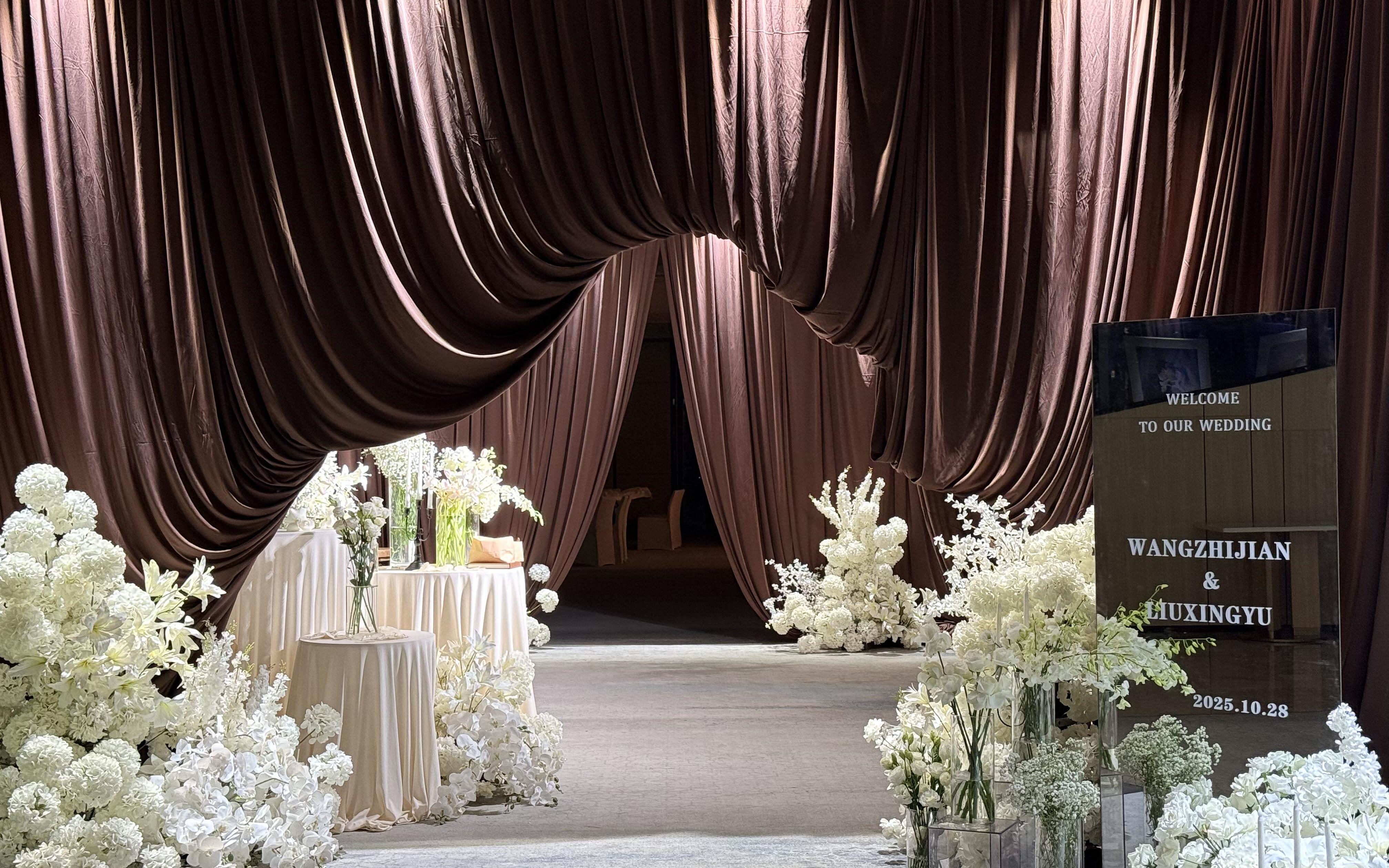  【囍记】婚礼序厅布置手机直出，美到犯规