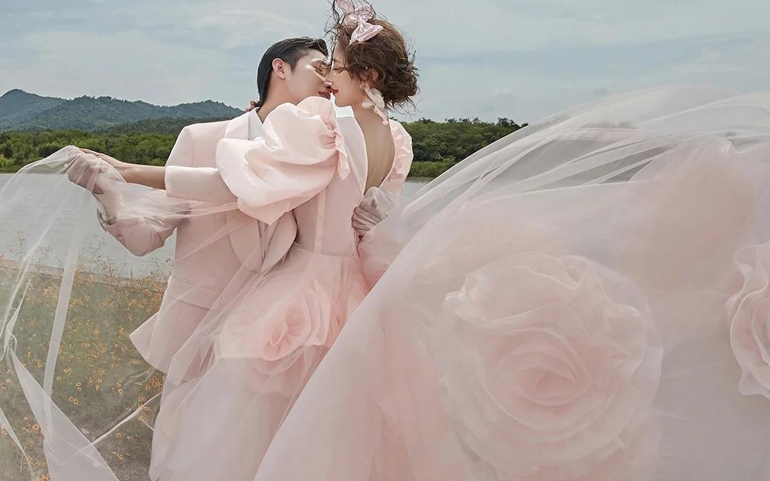 森系粉纱~你穿婚纱的样子真像一位公主~