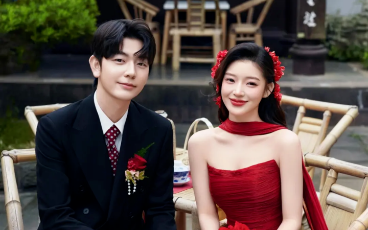 审美觉醒！新中式庭院风婚纱照简直是yyds审美觉