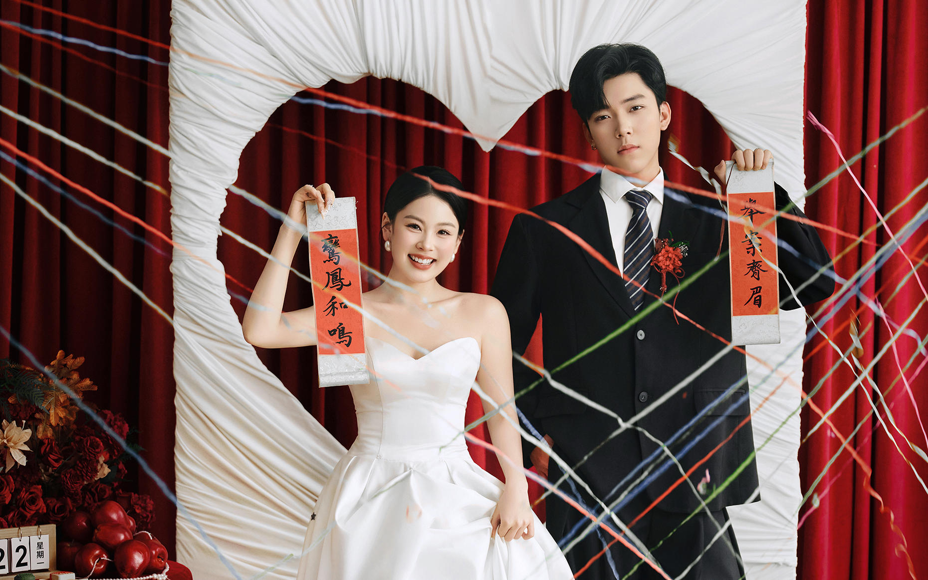 麦田预制订婚照出新场景啦！要订婚的有福啦！