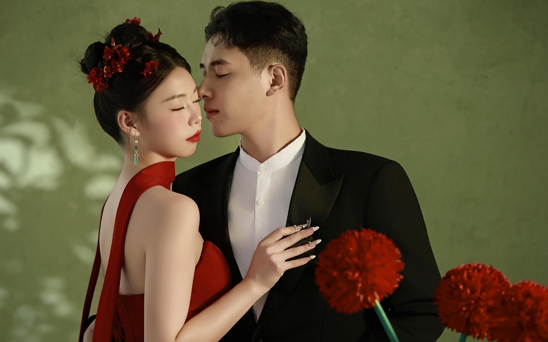 客片分享~紅妝綠意，藏著我們的浪漫歡喜