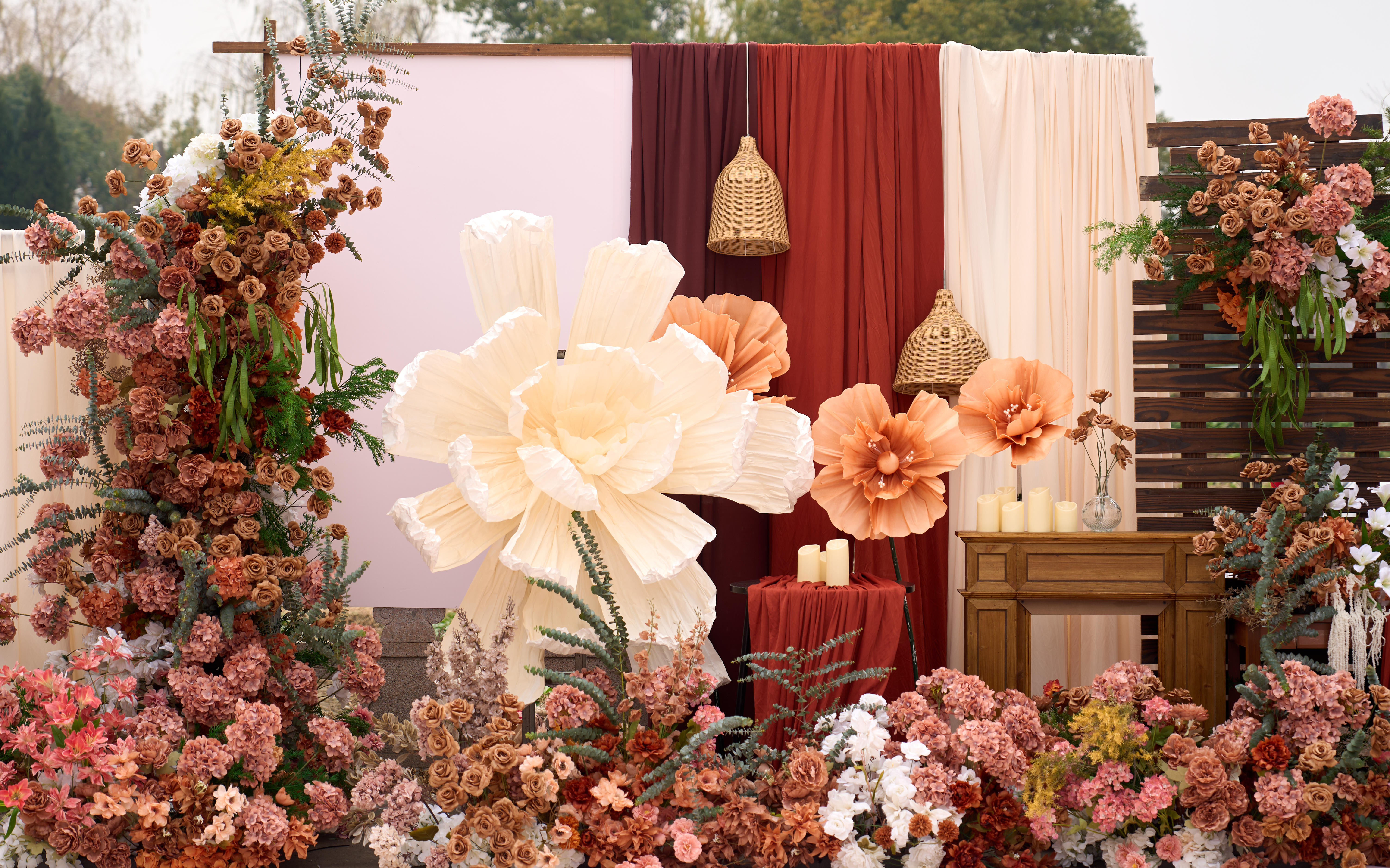 【真爱永恒婚礼】秋色系大纸花