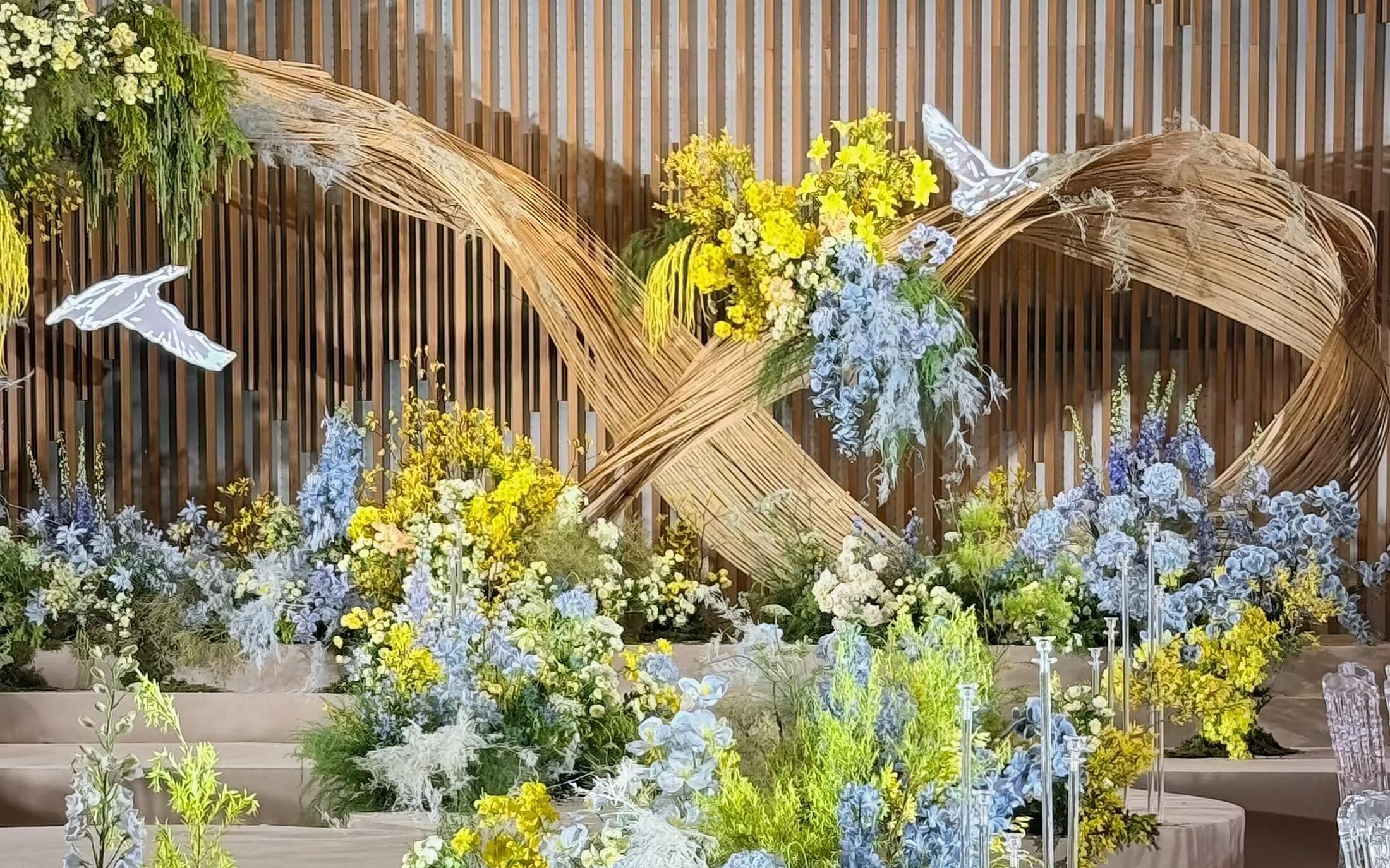 【鳳凰精致婚禮】竹編設(shè)計(jì)感中式婚禮