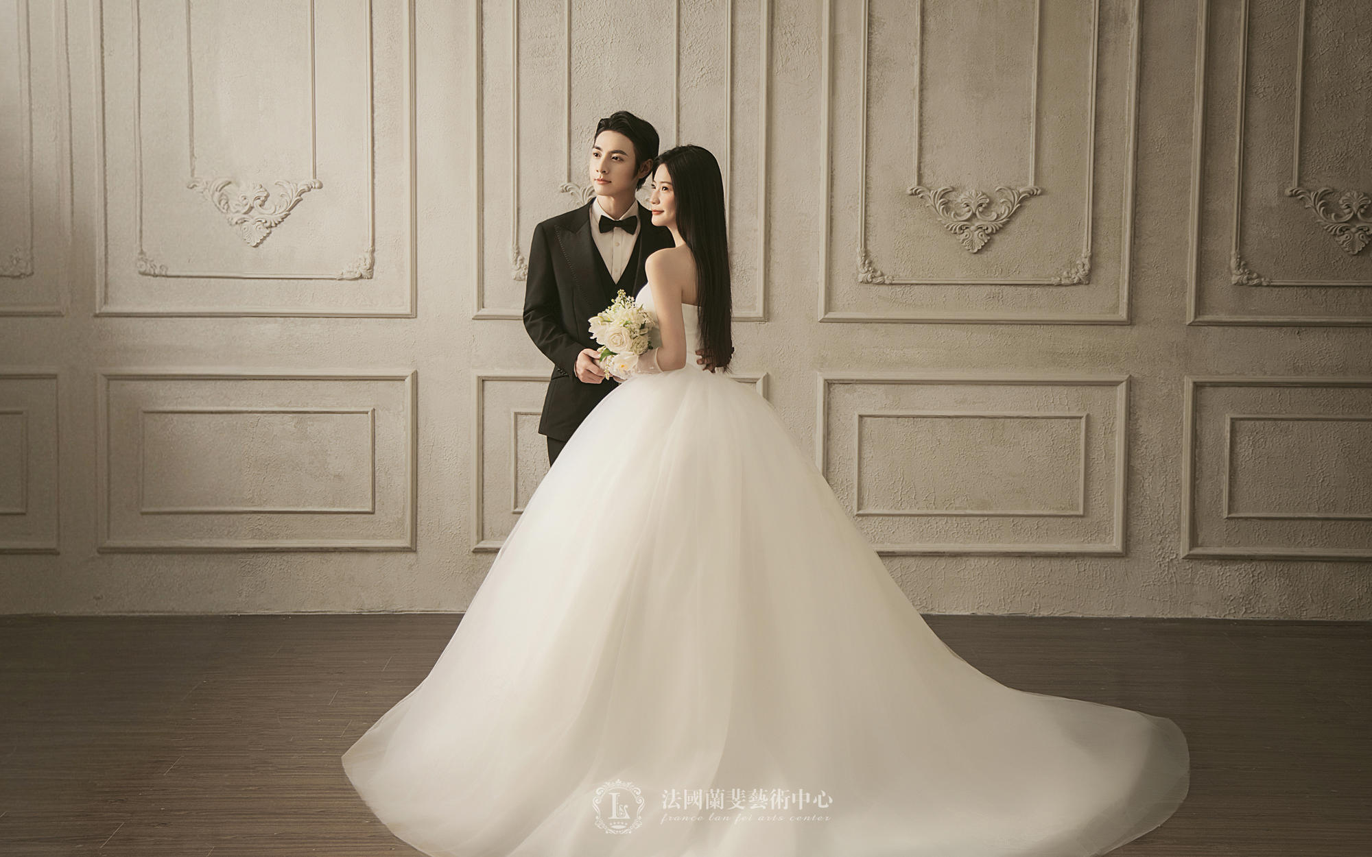 韩式内景婚纱照