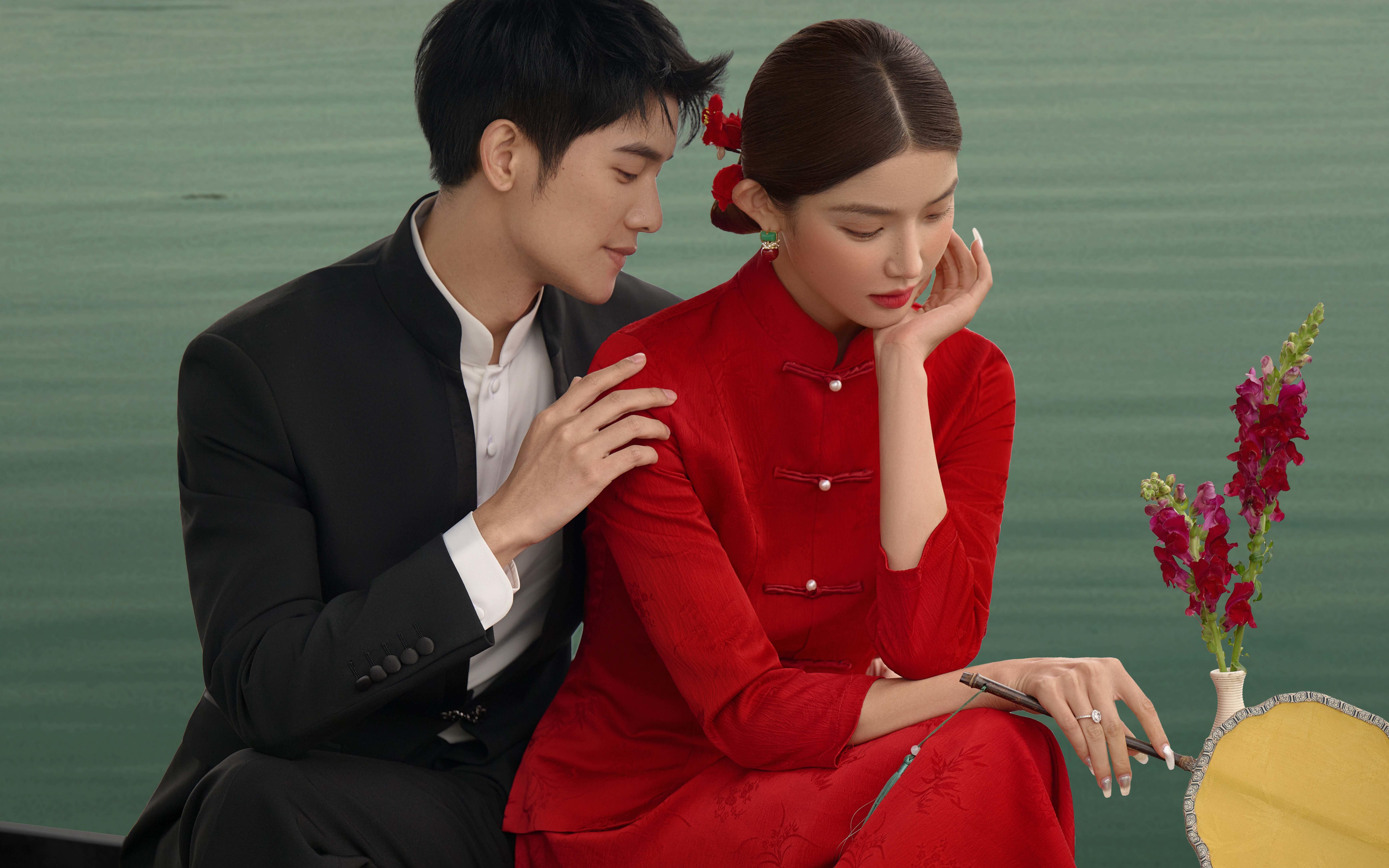 国风美学杀疯了 新中式婚纱照美到失语