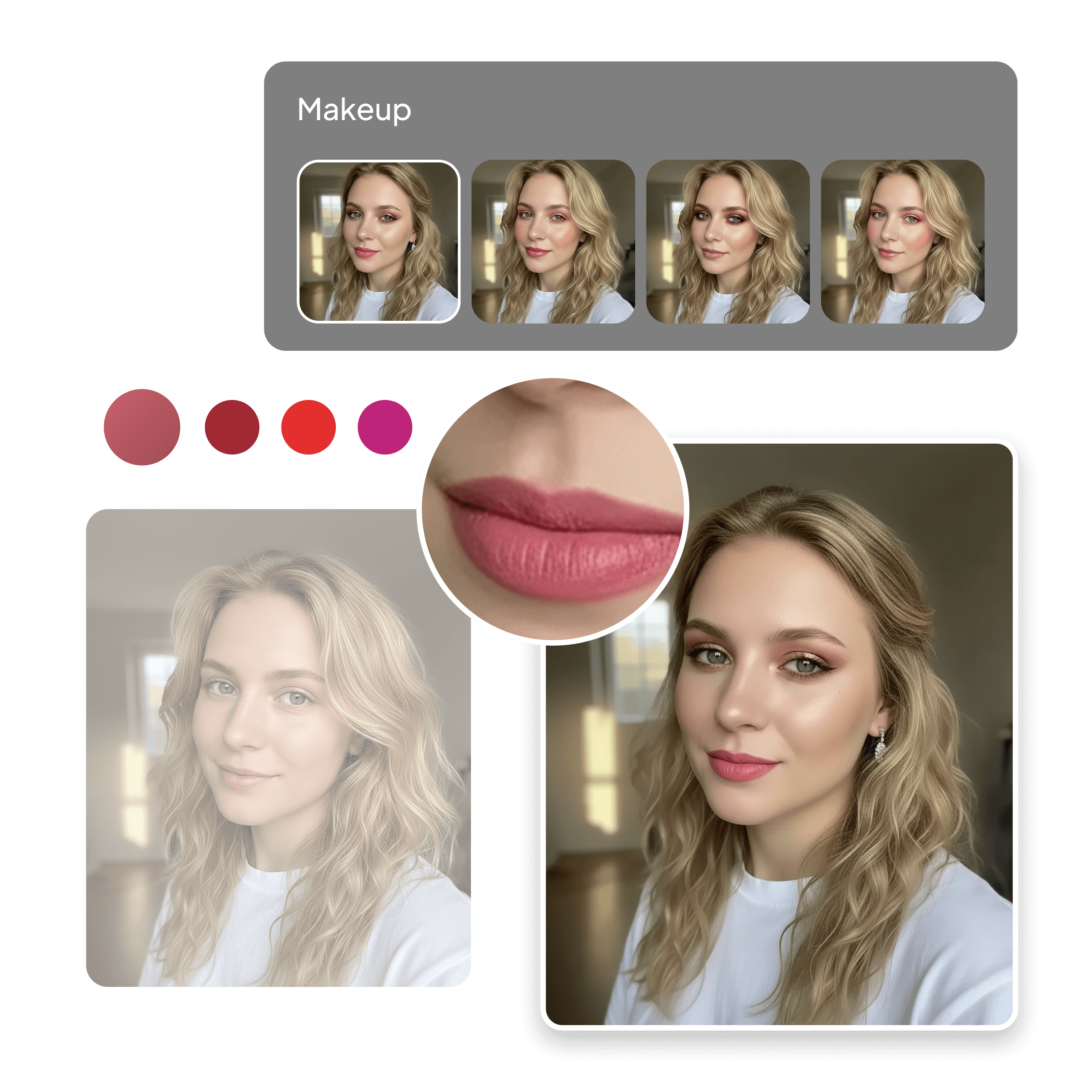 One-click makeup