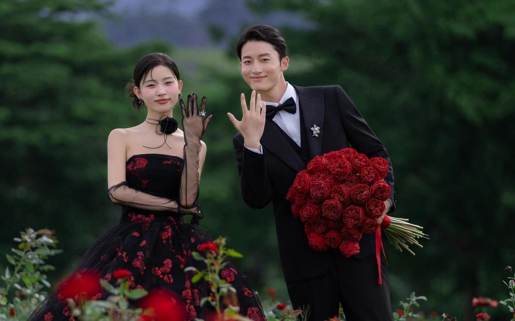 【黑纱婚纱照】