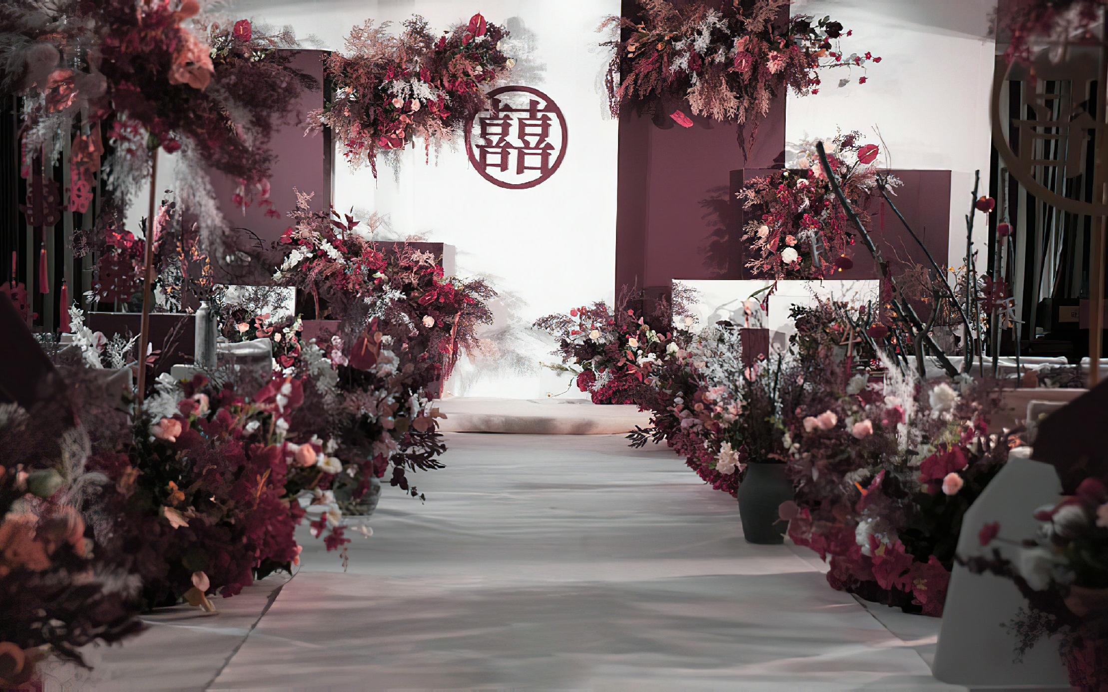 小囍婚礼|红色复古婚礼-《相伴》
