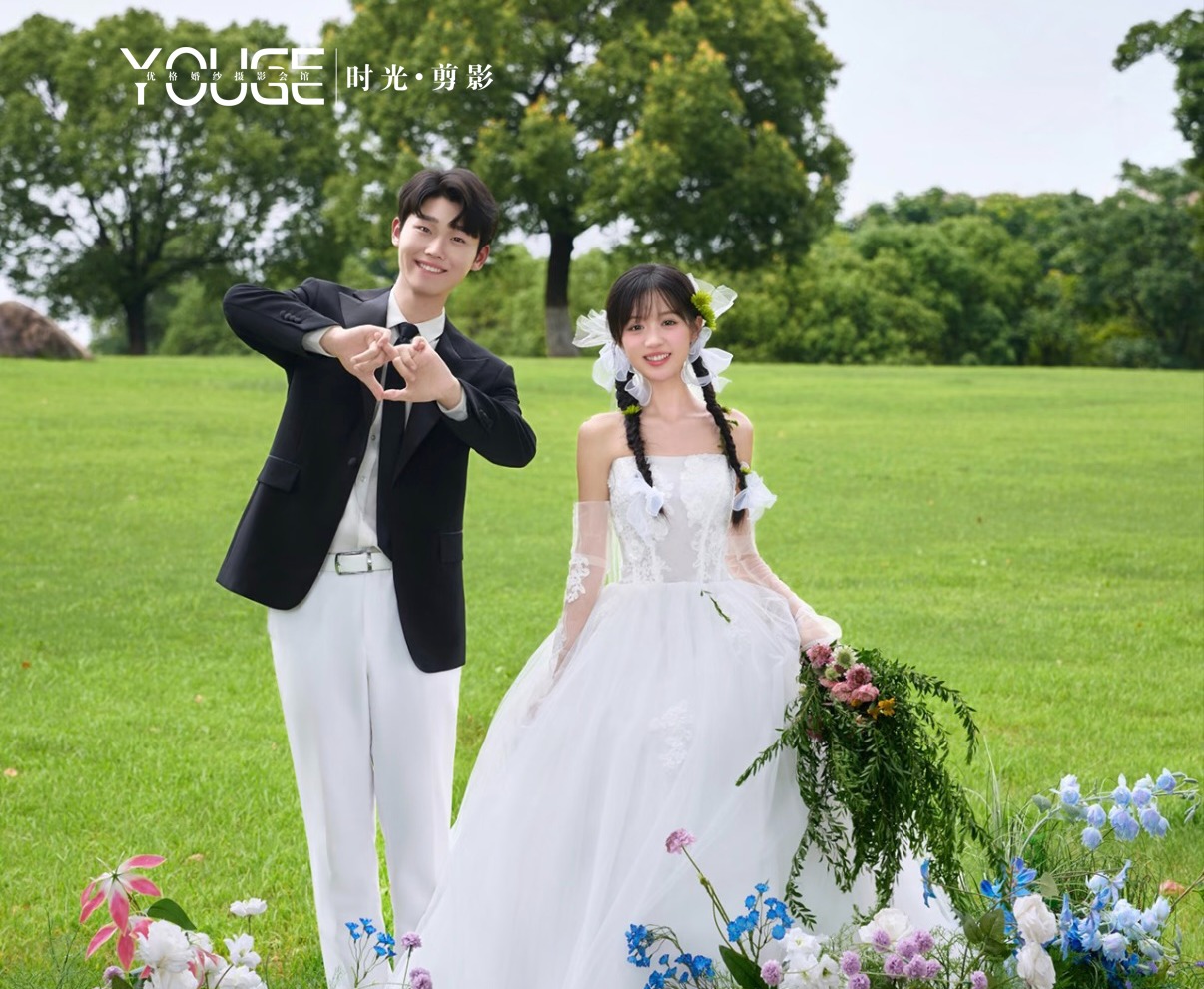 【优格】被鲜花阳光包围的森系婚纱照简直封神了！