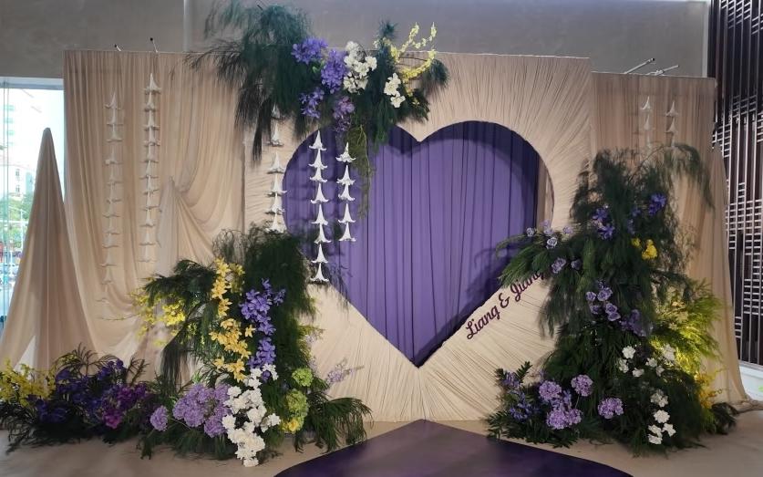 布艺留影区定制