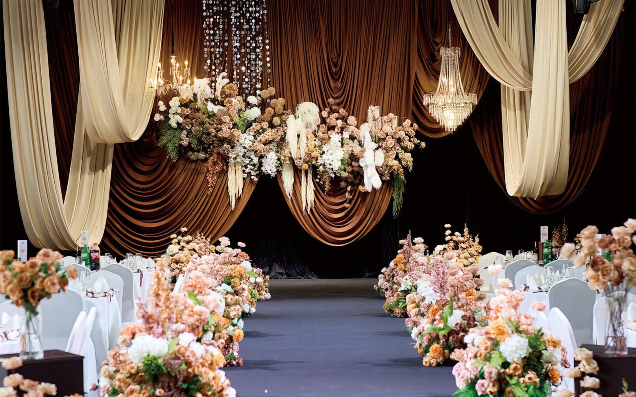 【缘梦阁】深咖色美拉德韩式婚礼