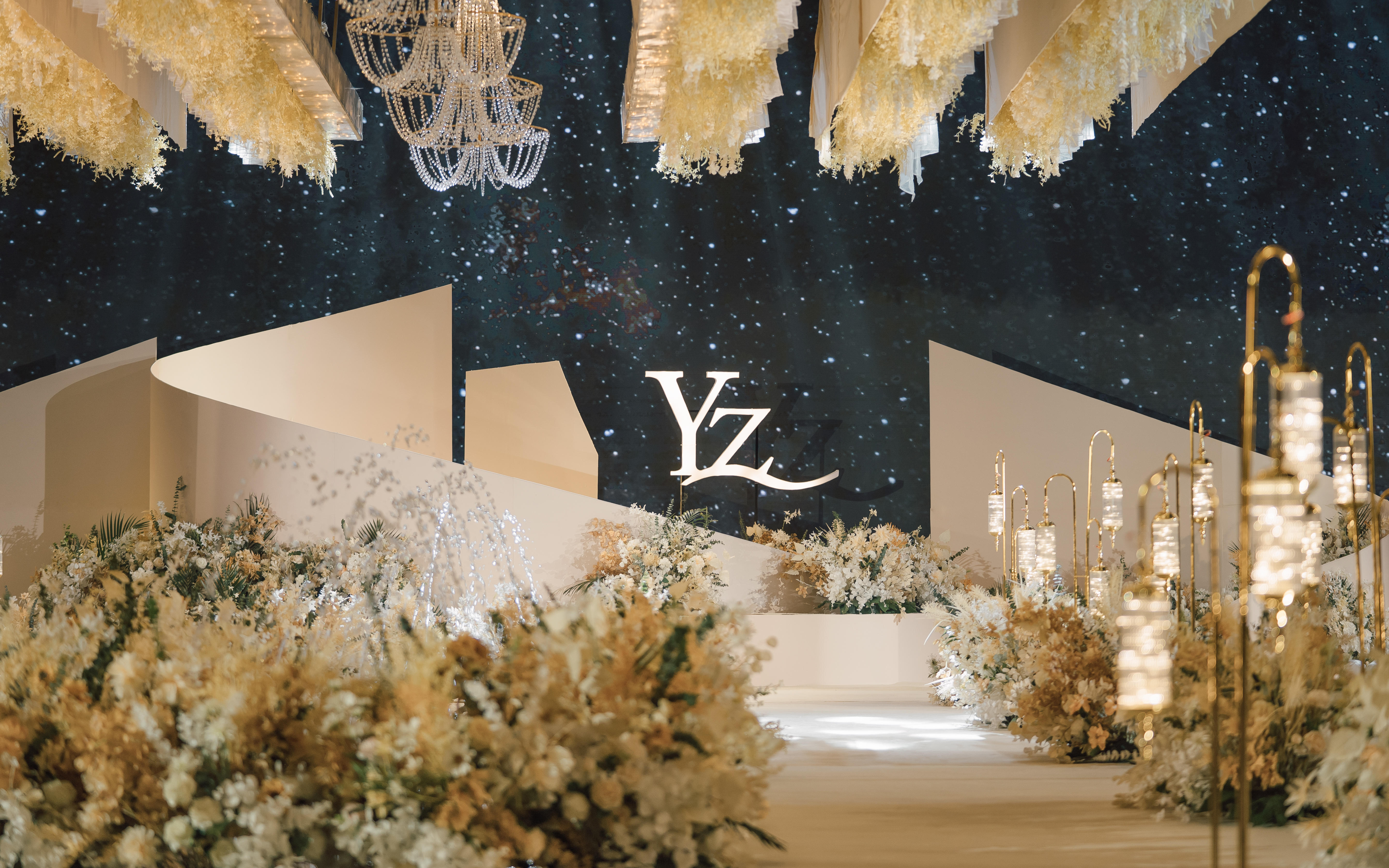 印象婚礼｜香槟色婚礼现场