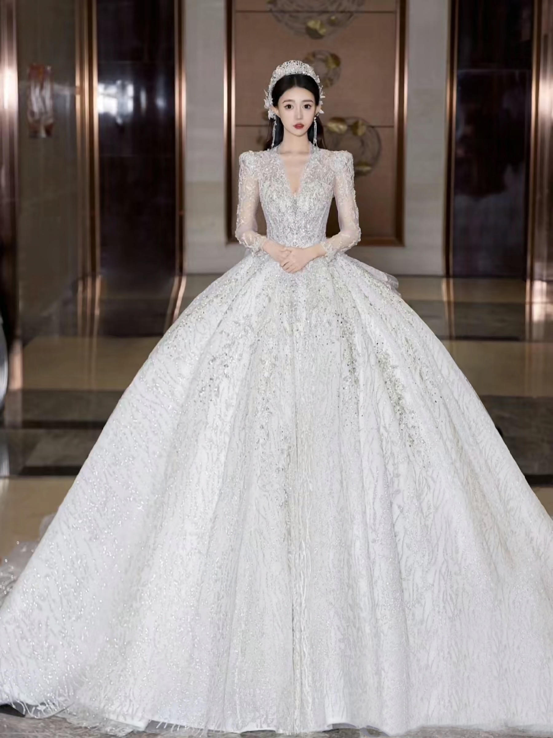 【咪娅婚纱】星光熠熠仪式主纱