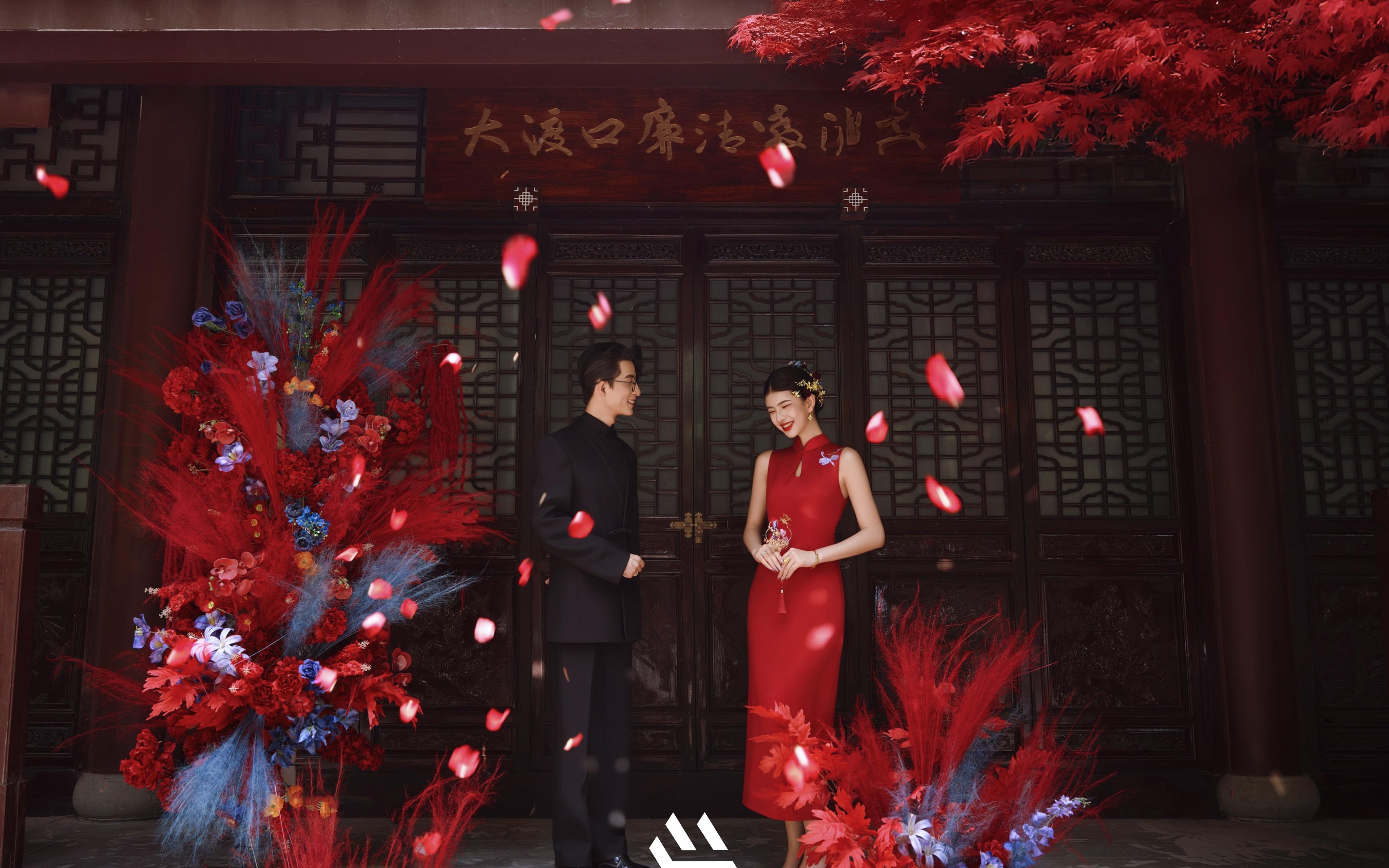 我们拍到了这组超满意的婚照！