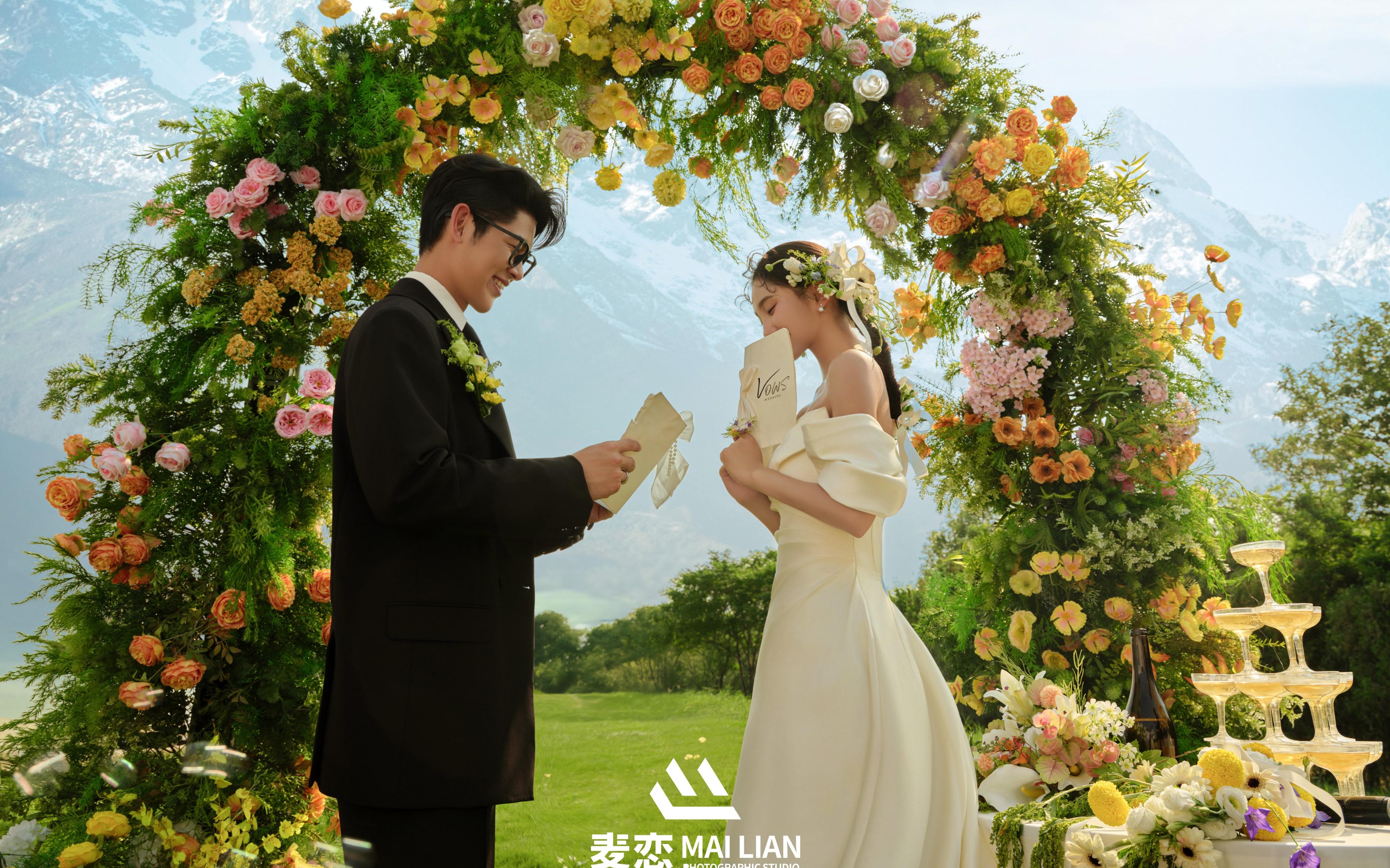 浪漫加倍💕我的婚纱照被拍成了目的地婚礼💍