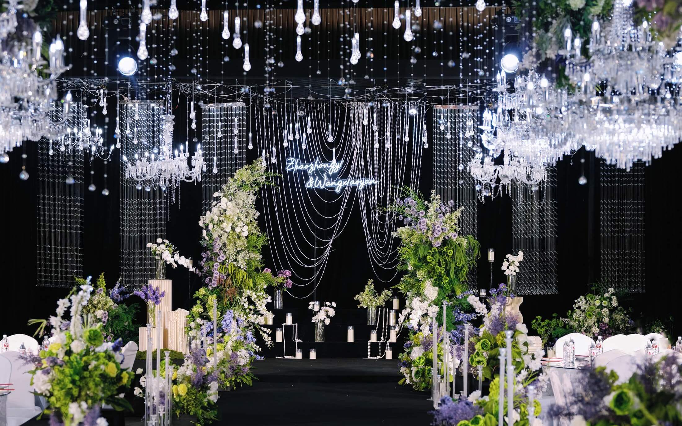 【梦幻婚庆礼仪策划】绿色韩式水晶婚礼