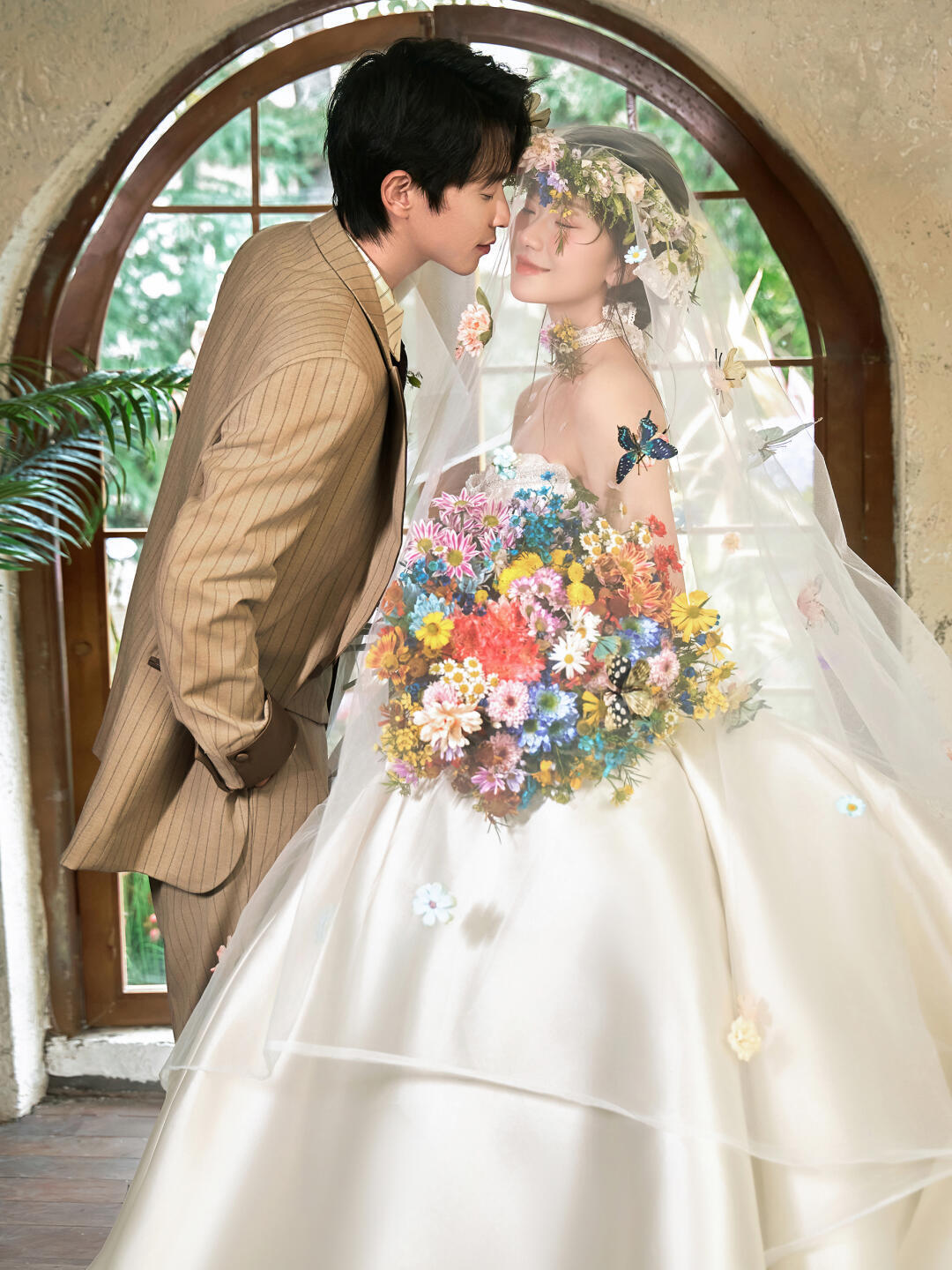 超韩式室内婚纱照  