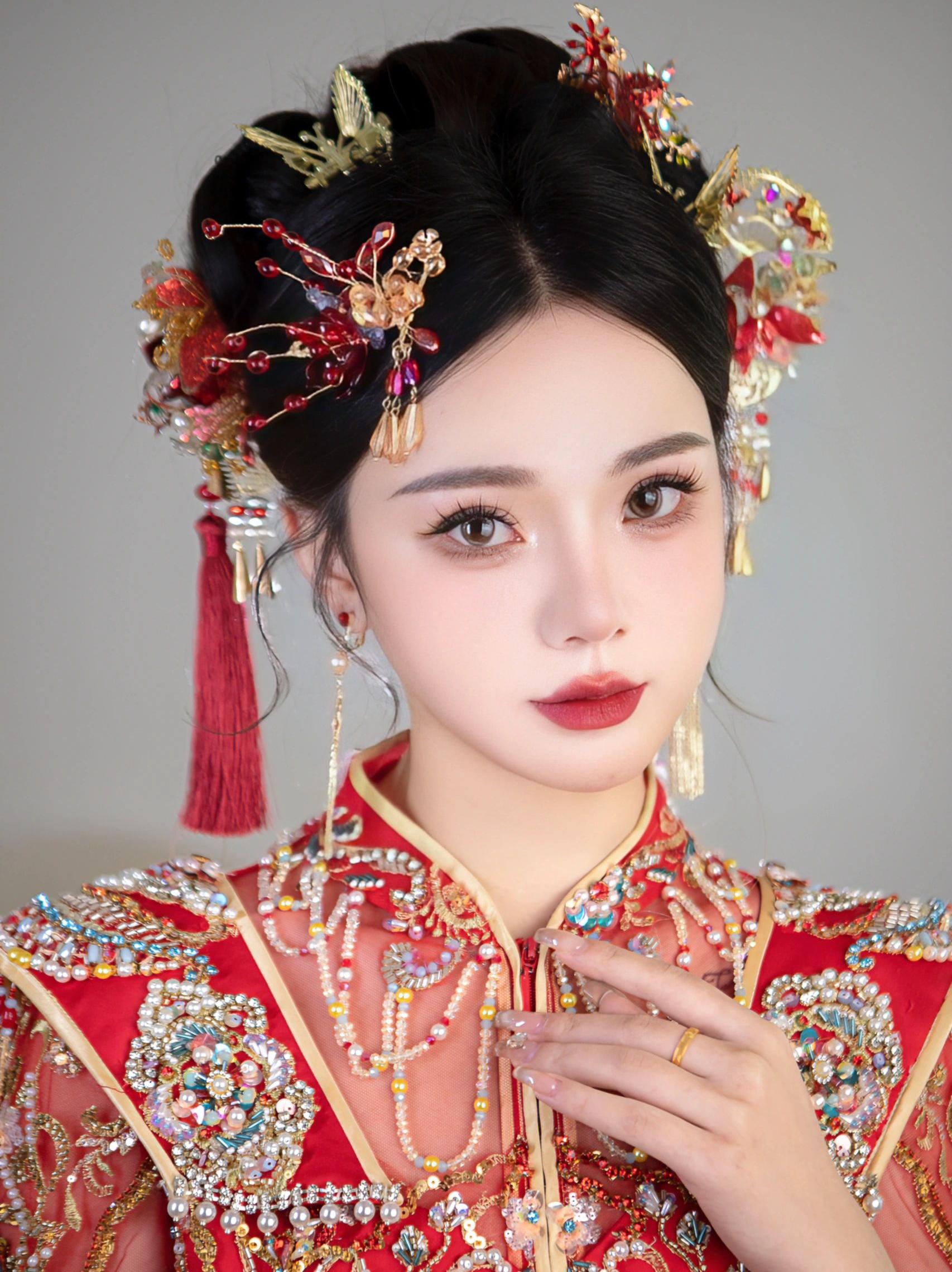 半程跟妆 新娘早妆 