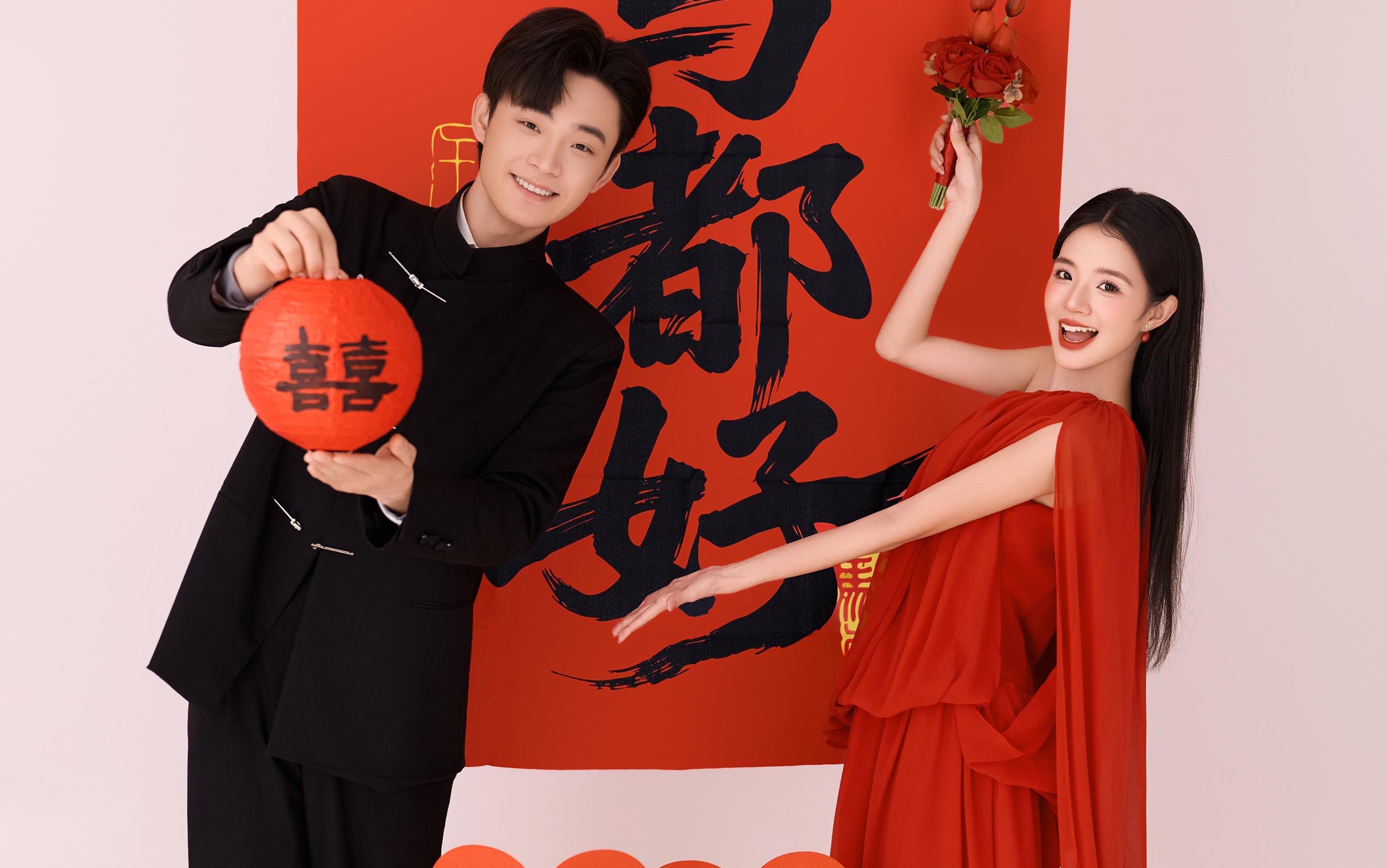 【世花絡(luò)】甜到掉牙??蘭州喜嫁漢服婚紗照??太乖