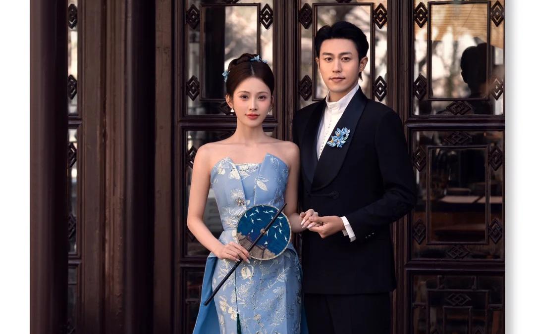 中式园林婚纱照   东方美学的浪漫与爱情浪漫