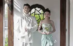 婚纱照的东方韵味