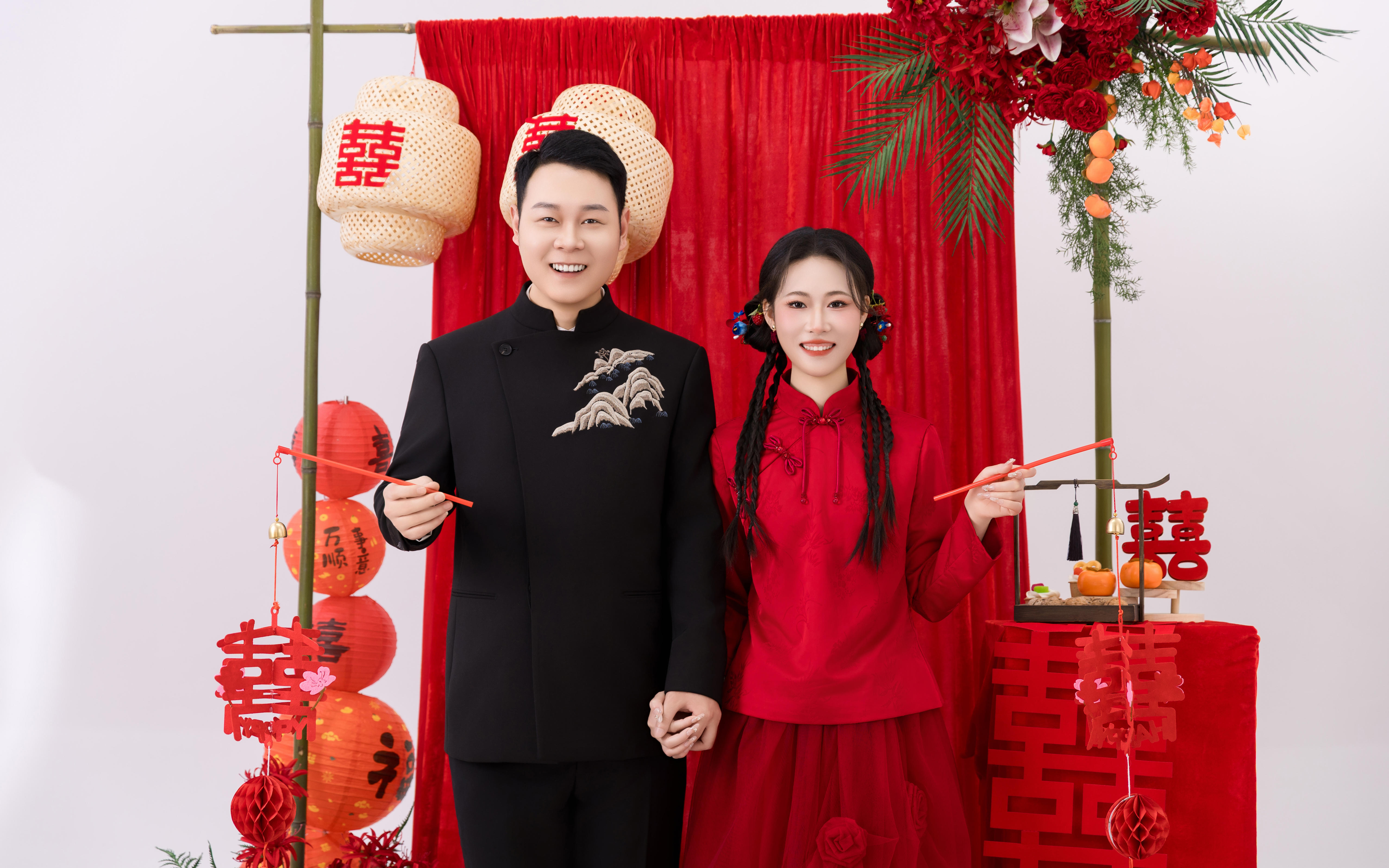 超可爱喜嫁婚纱照