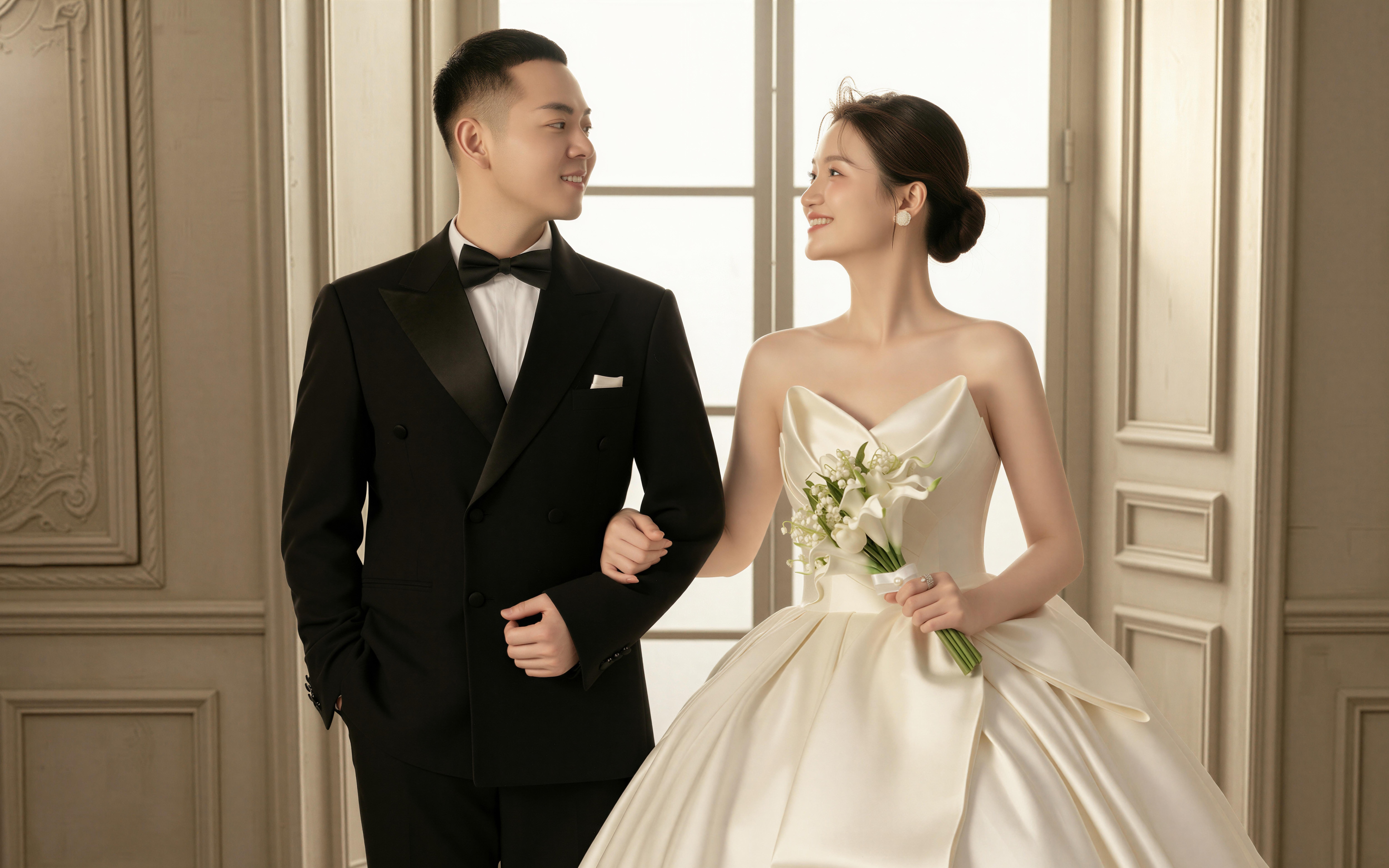 法式宫廷婚纱照