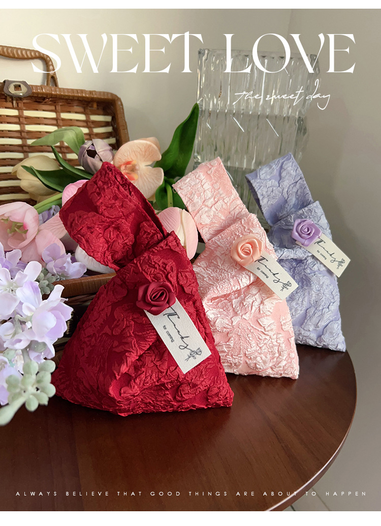 50个手腕喜糖袋子ins风