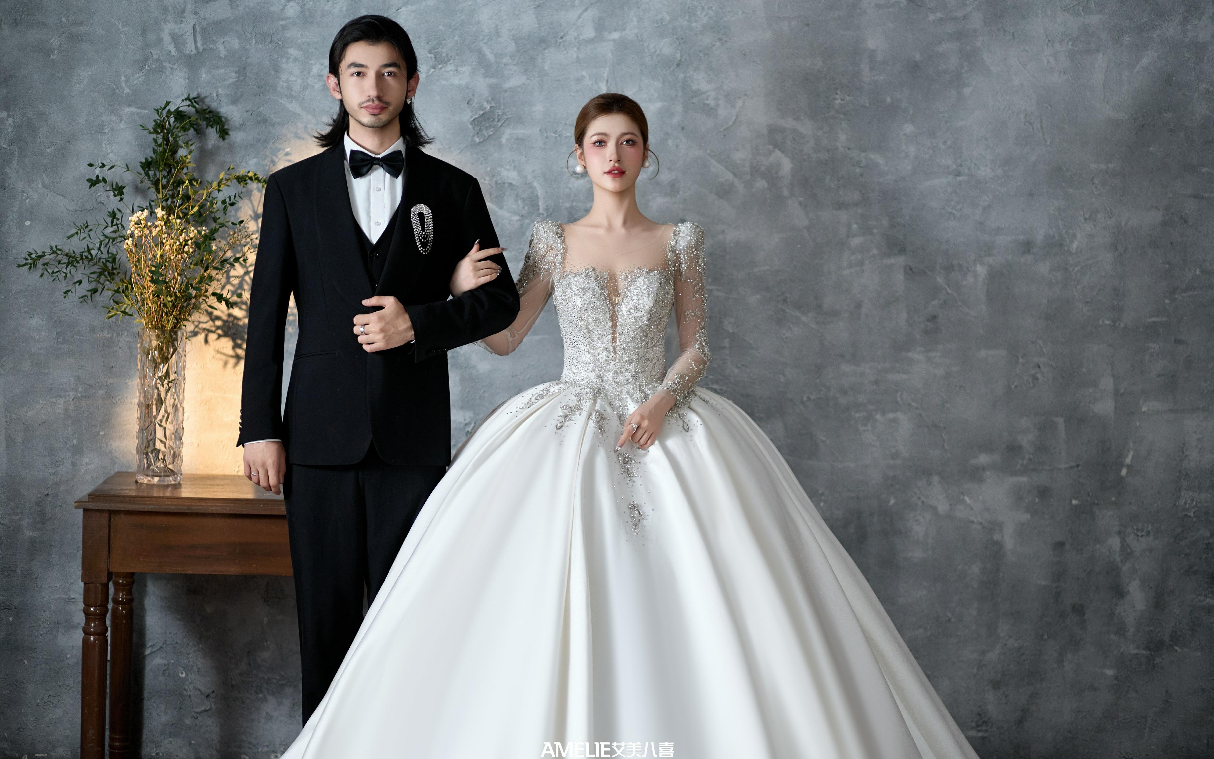 冷奢白紗婚！質(zhì)感絕絕子??