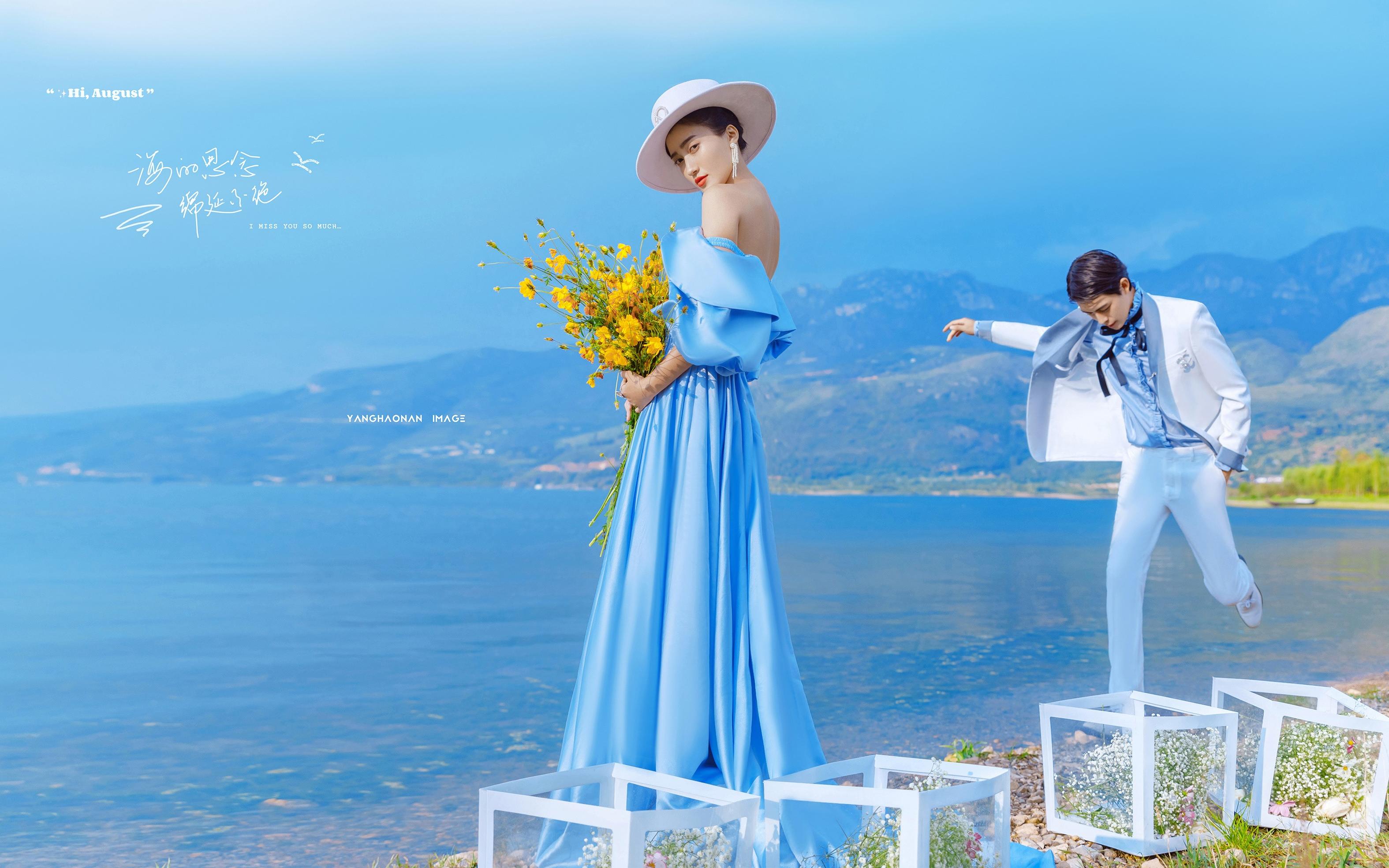 罗门摄影丨海滨风情艳丽显气质唯美婚纱写真