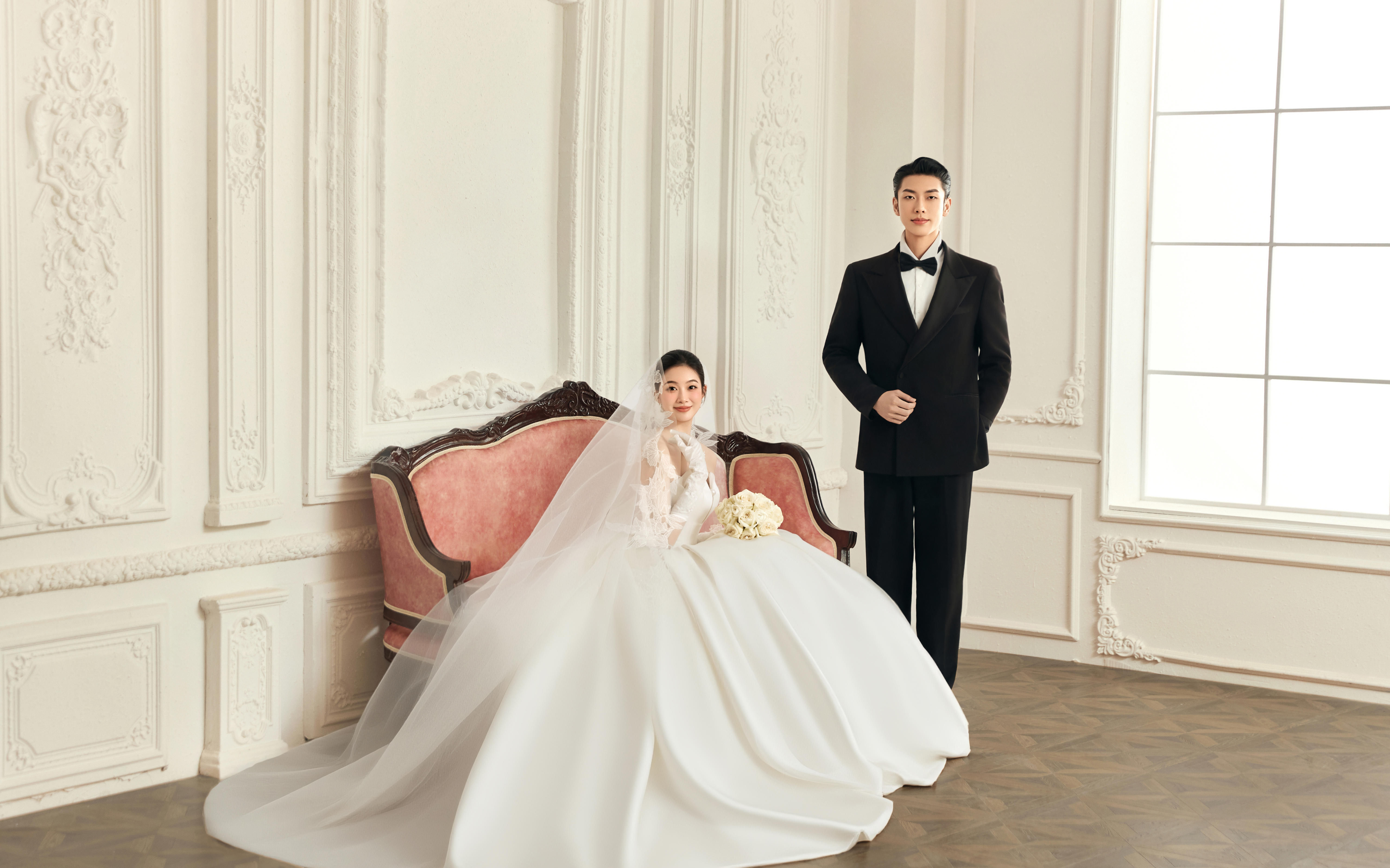 怒推！極簡(jiǎn)主紗婚照！每幀都是大片