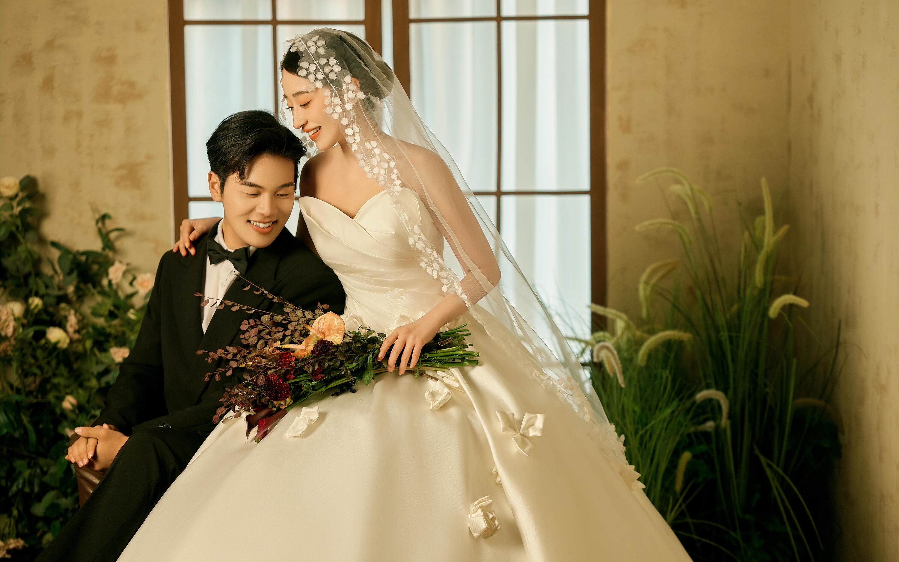 【复古法式婚纱照】