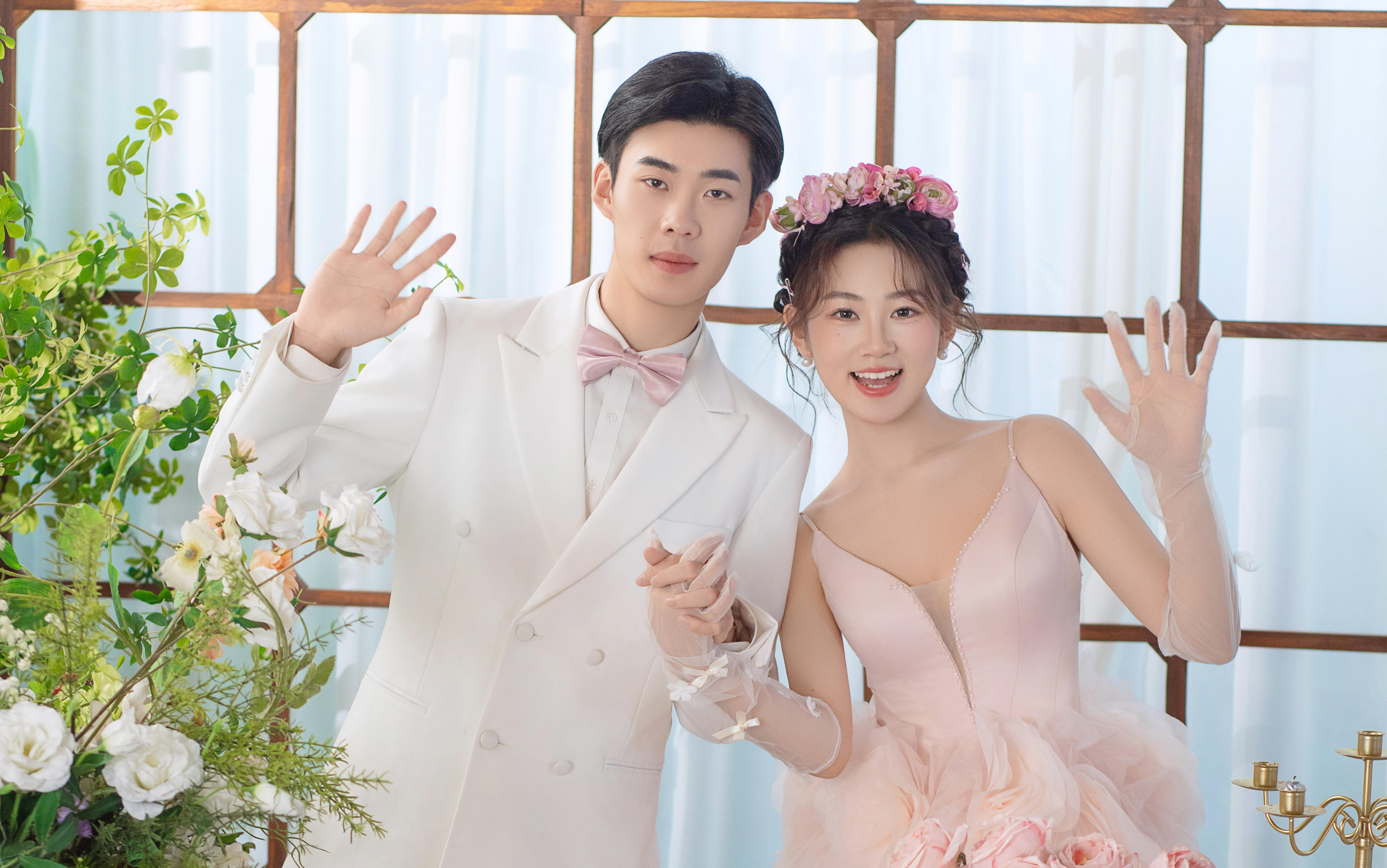 美遇婚纱摄影-室内花房