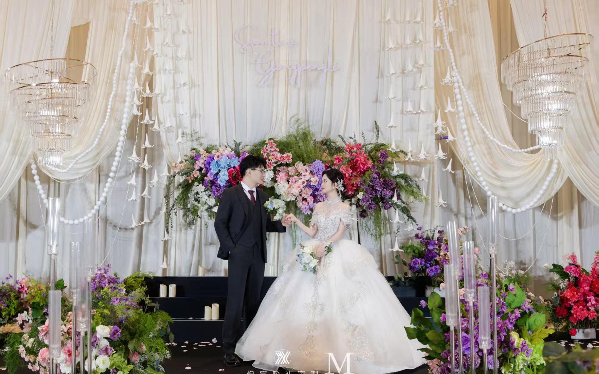 【悦享婚礼】香槟布幔韩式婚礼