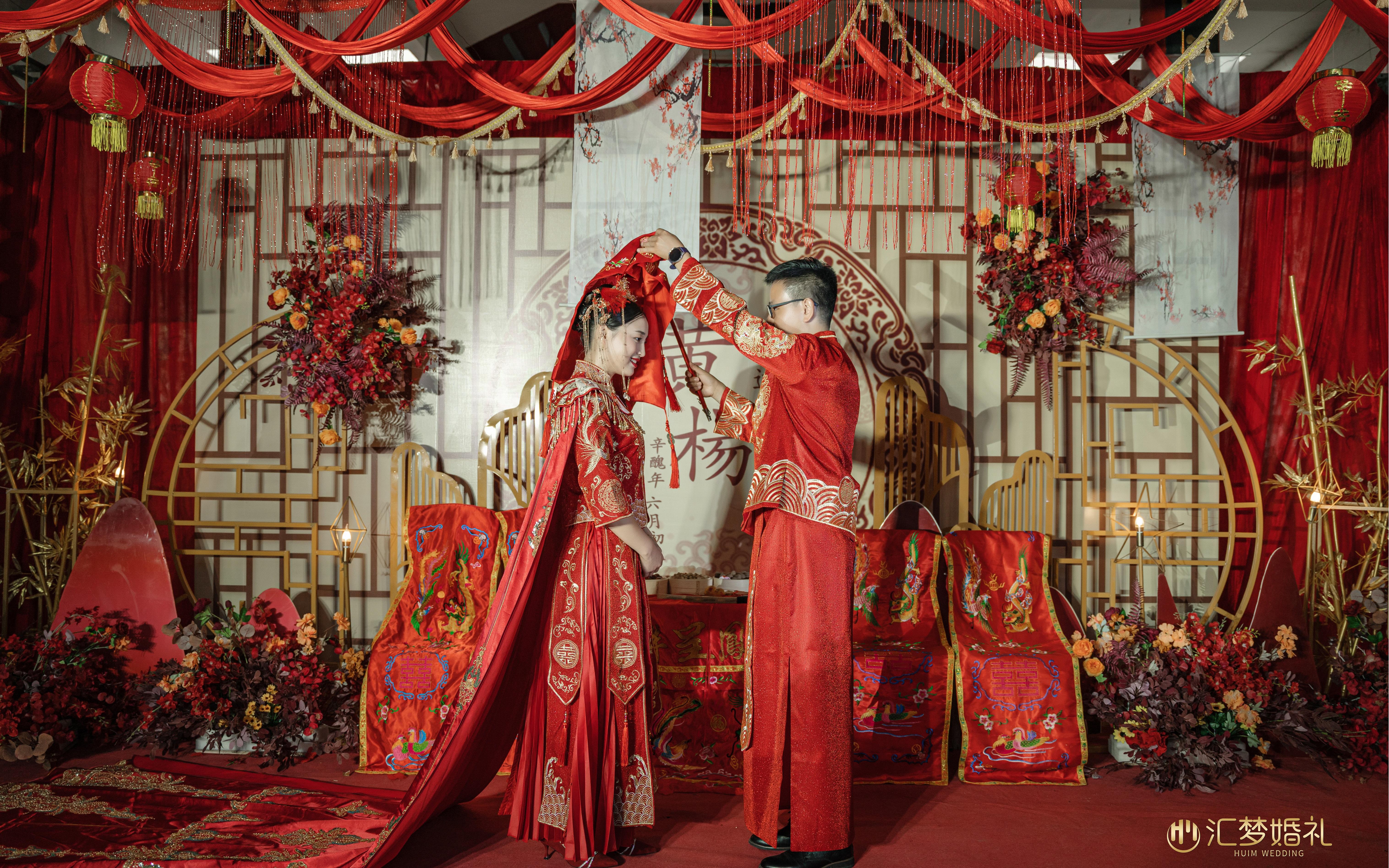 中式婚礼 优雅大气红 祖堂婚礼 吾家有囍