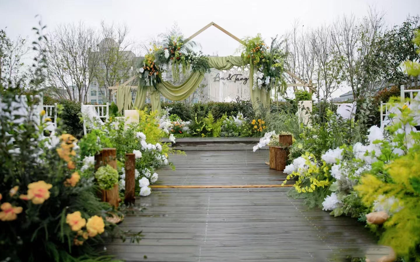 戶外露臺(tái)森系