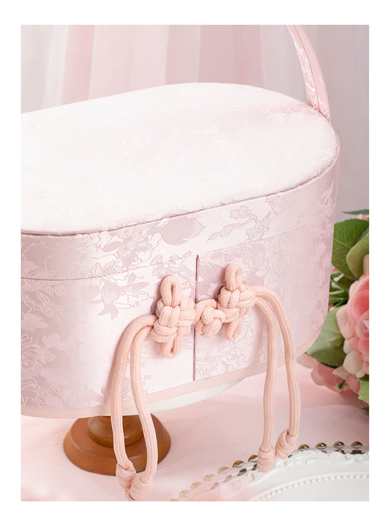 【婚禮紀(jì)】 新中式橢圓盒 定婚新婚 伴娘伴手禮