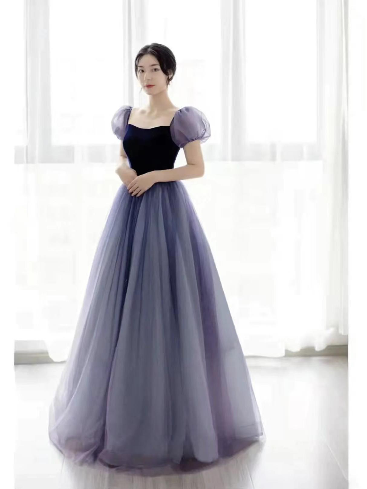 公主系紫色氣質(zhì)敬酒服
