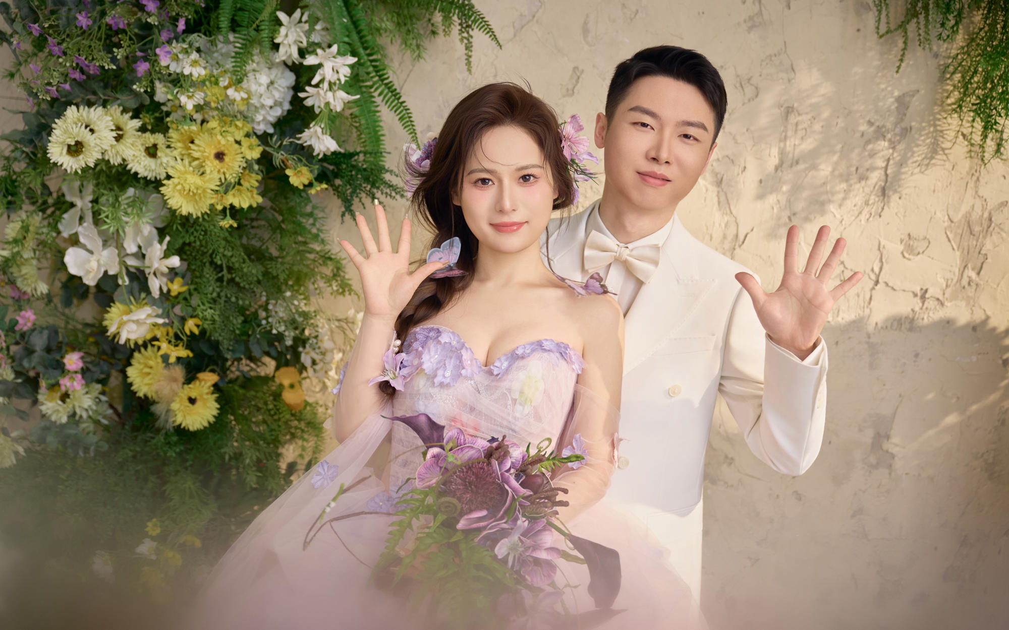 小姐姐的花房婚紗照真的太太太漂亮啦