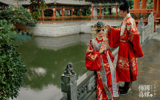 拍了心心念念的中式汉服婚纱照丨被长辈夸爆