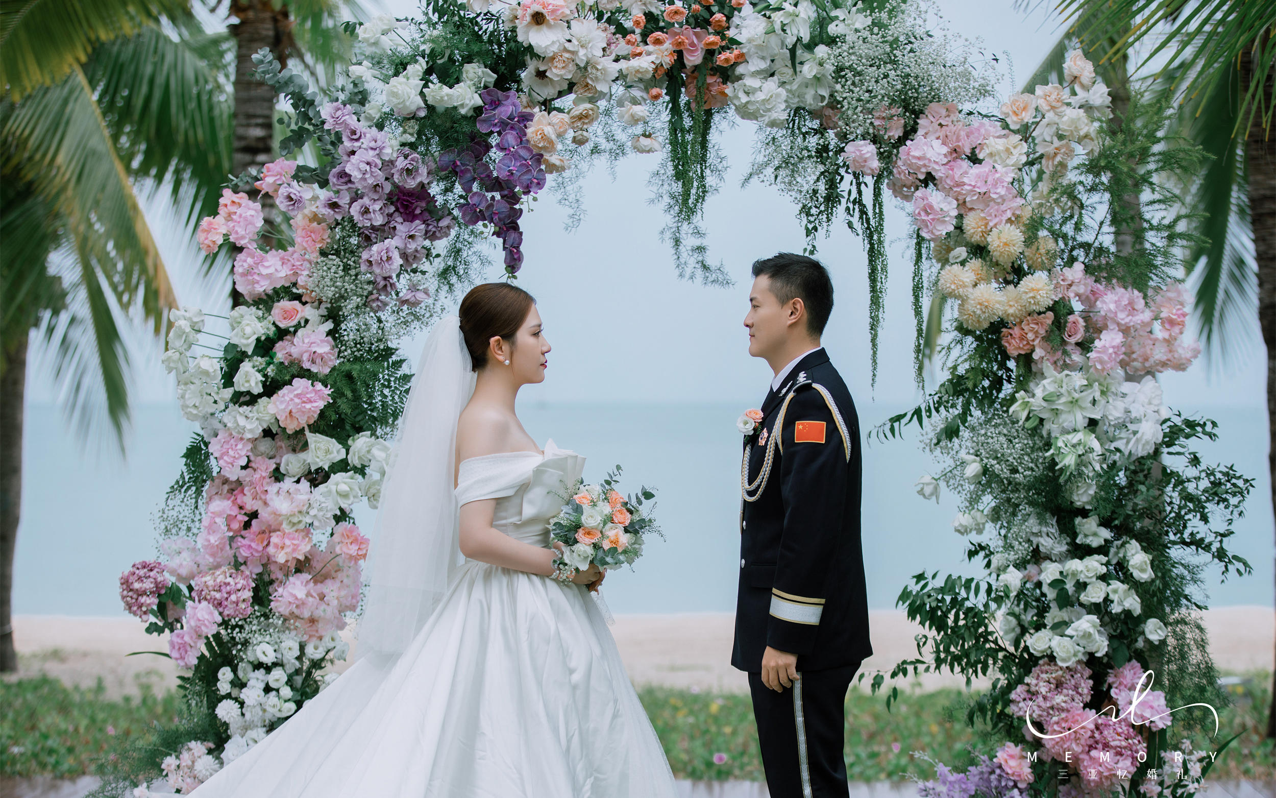 两个人的小森林|一见心动的精致粉绿色小清新风婚礼