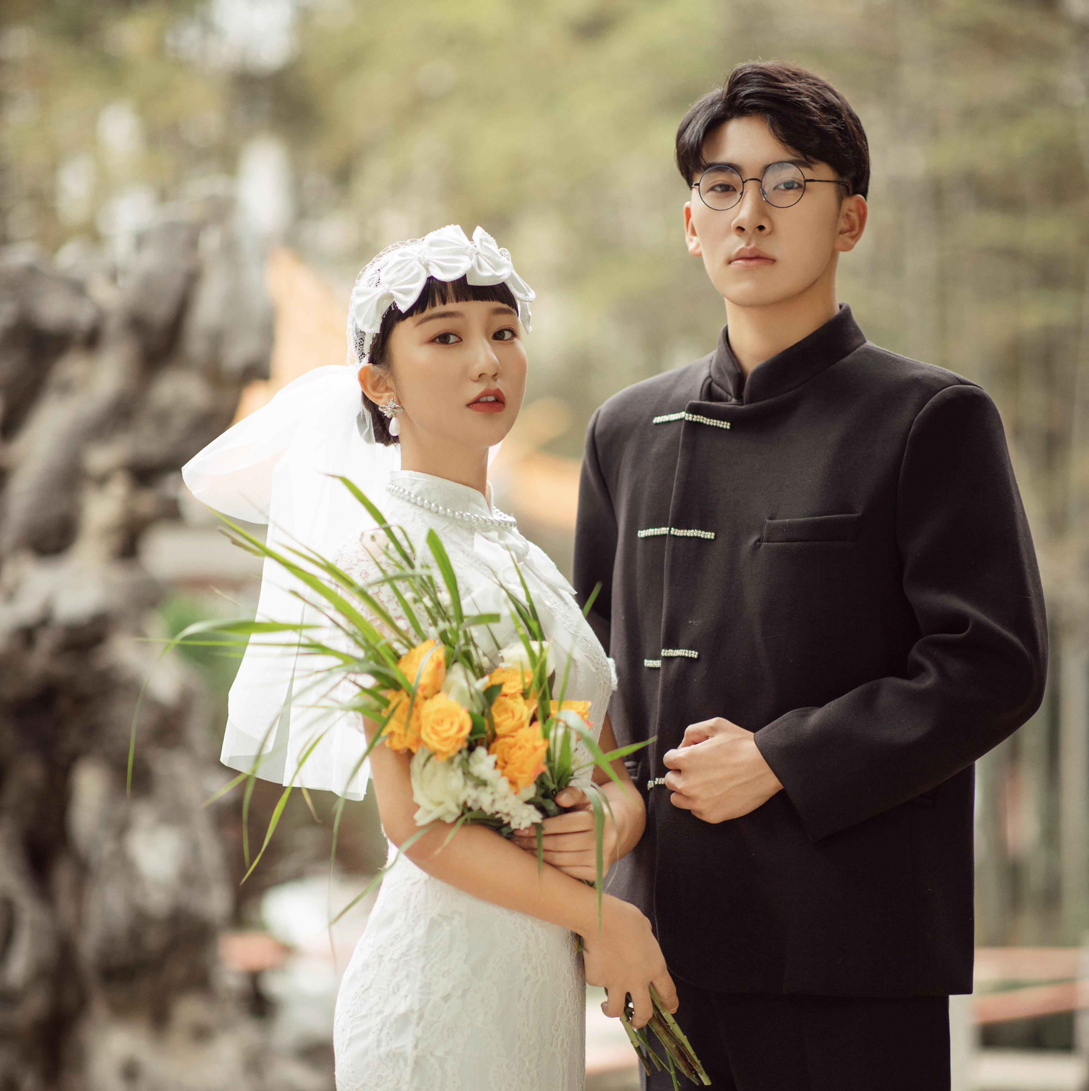 双方家长都超喜欢的民国风婚纱照