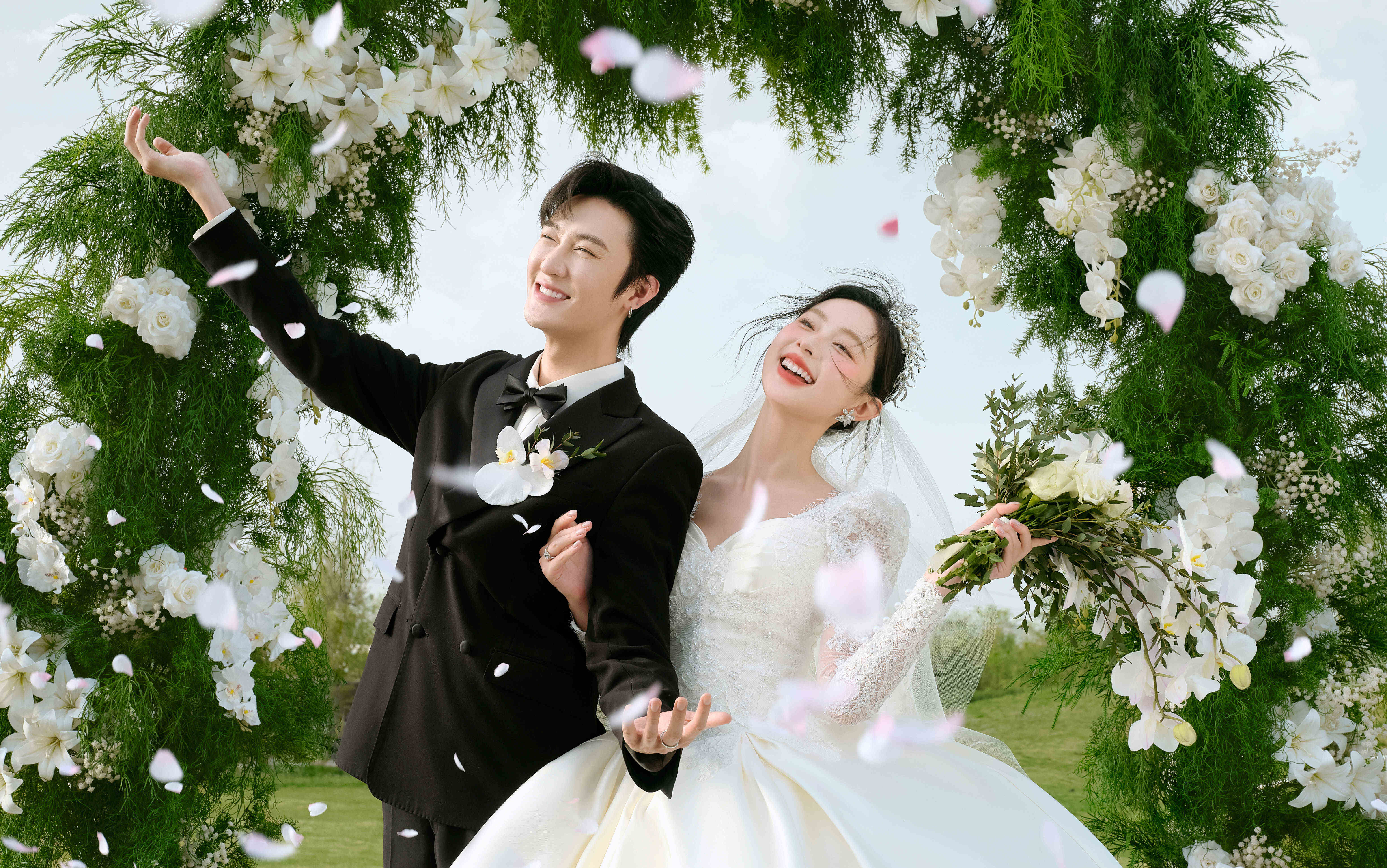 被自然森系🌿目的地婚礼氛围感迷住了♡